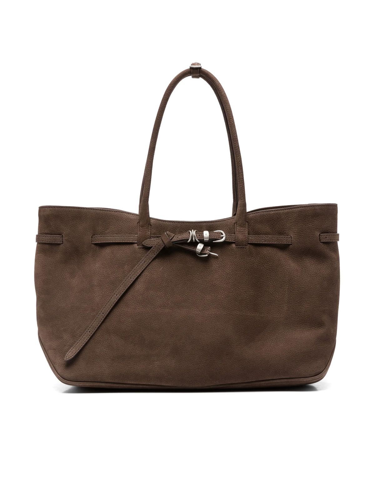 Dark brown large grandma used bag