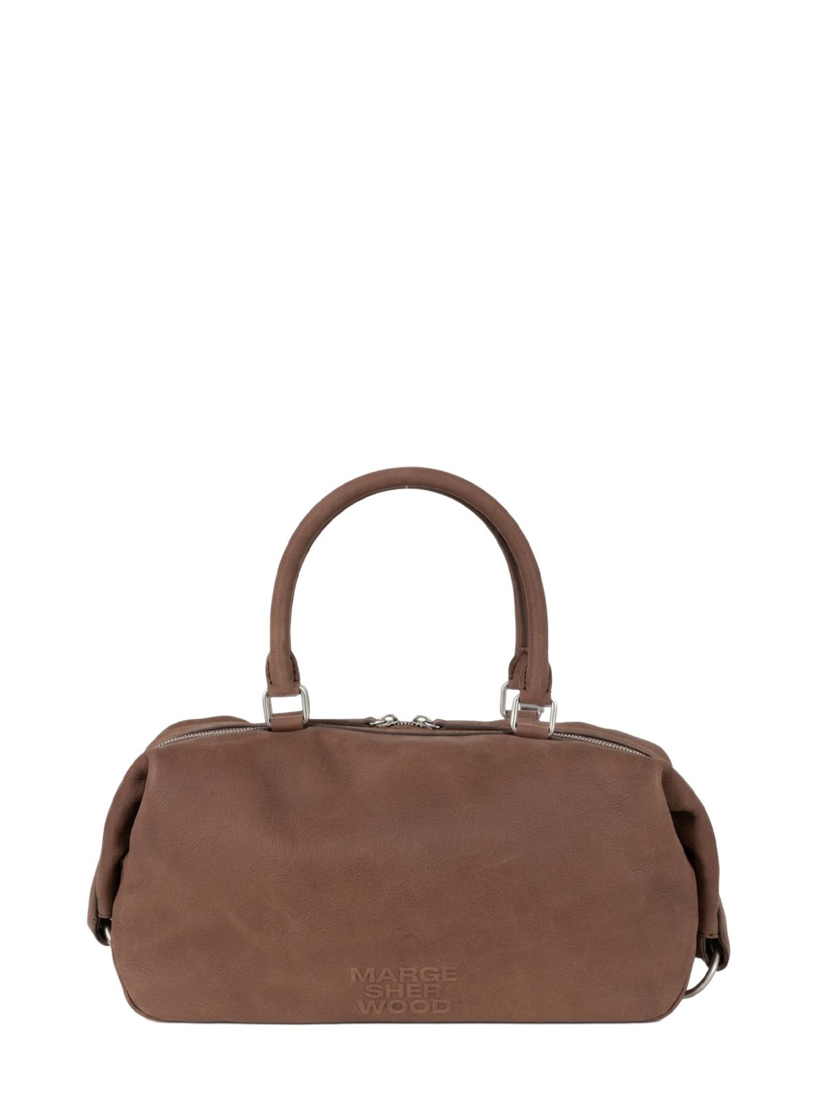 Brown dumpling tote bag