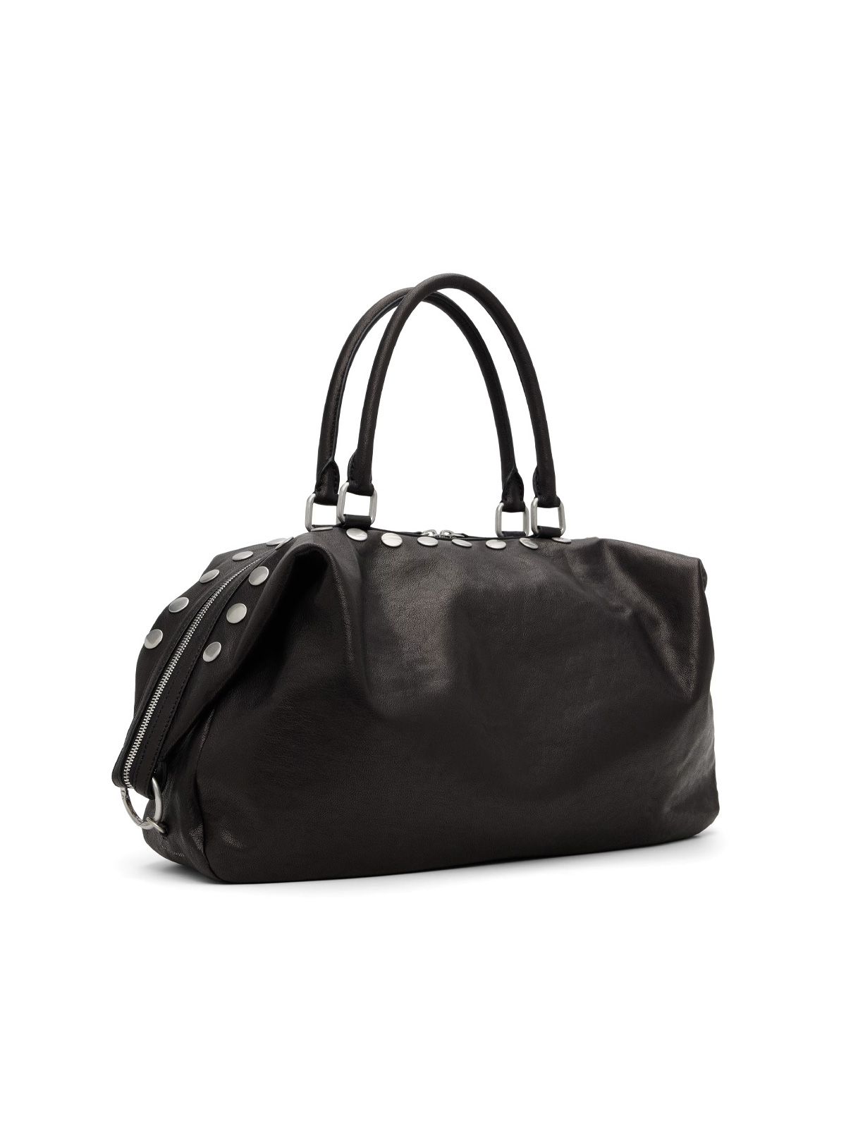 Black dumpling stud tote bag MARGESHERWOOD