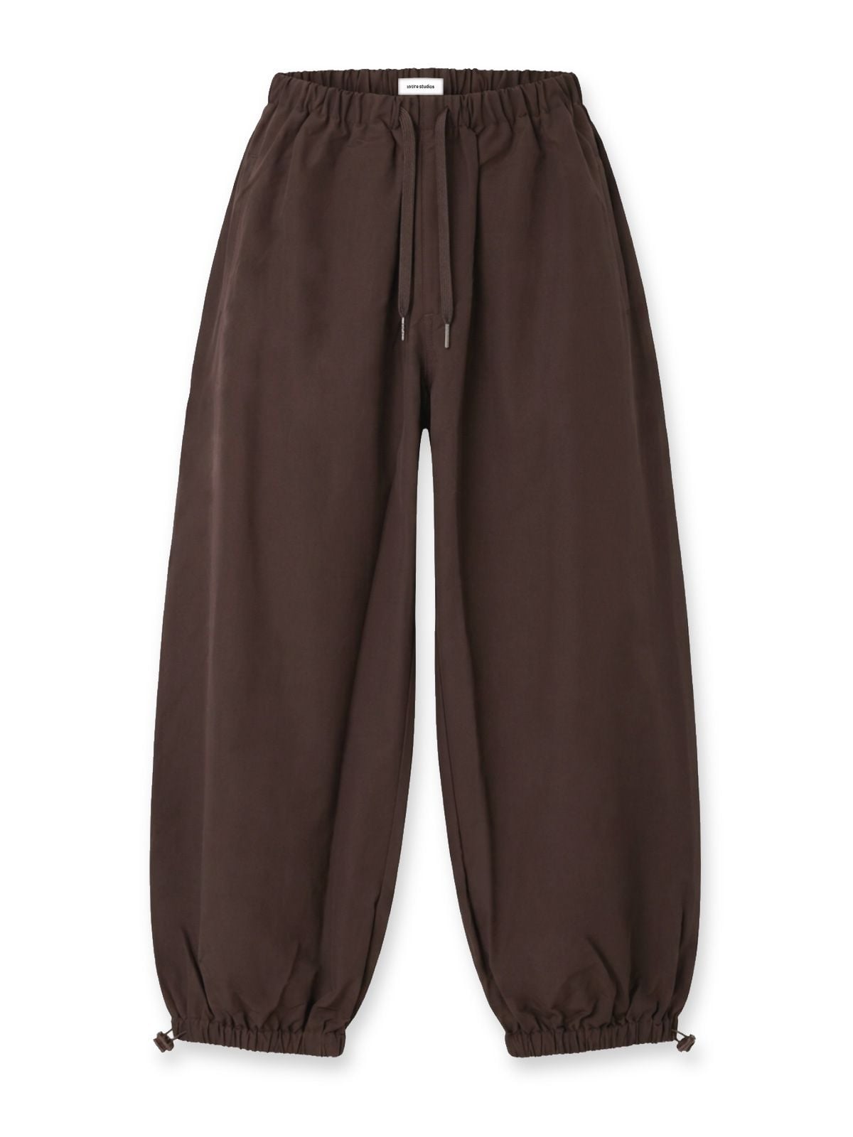Brown profile nylon pants