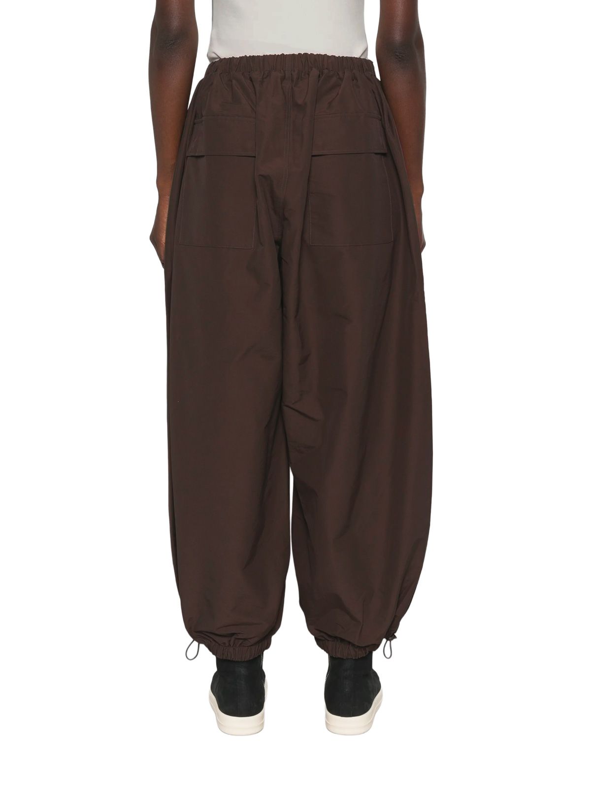 Pantaloni profile nylon marroni ENTIRE STUDIOS