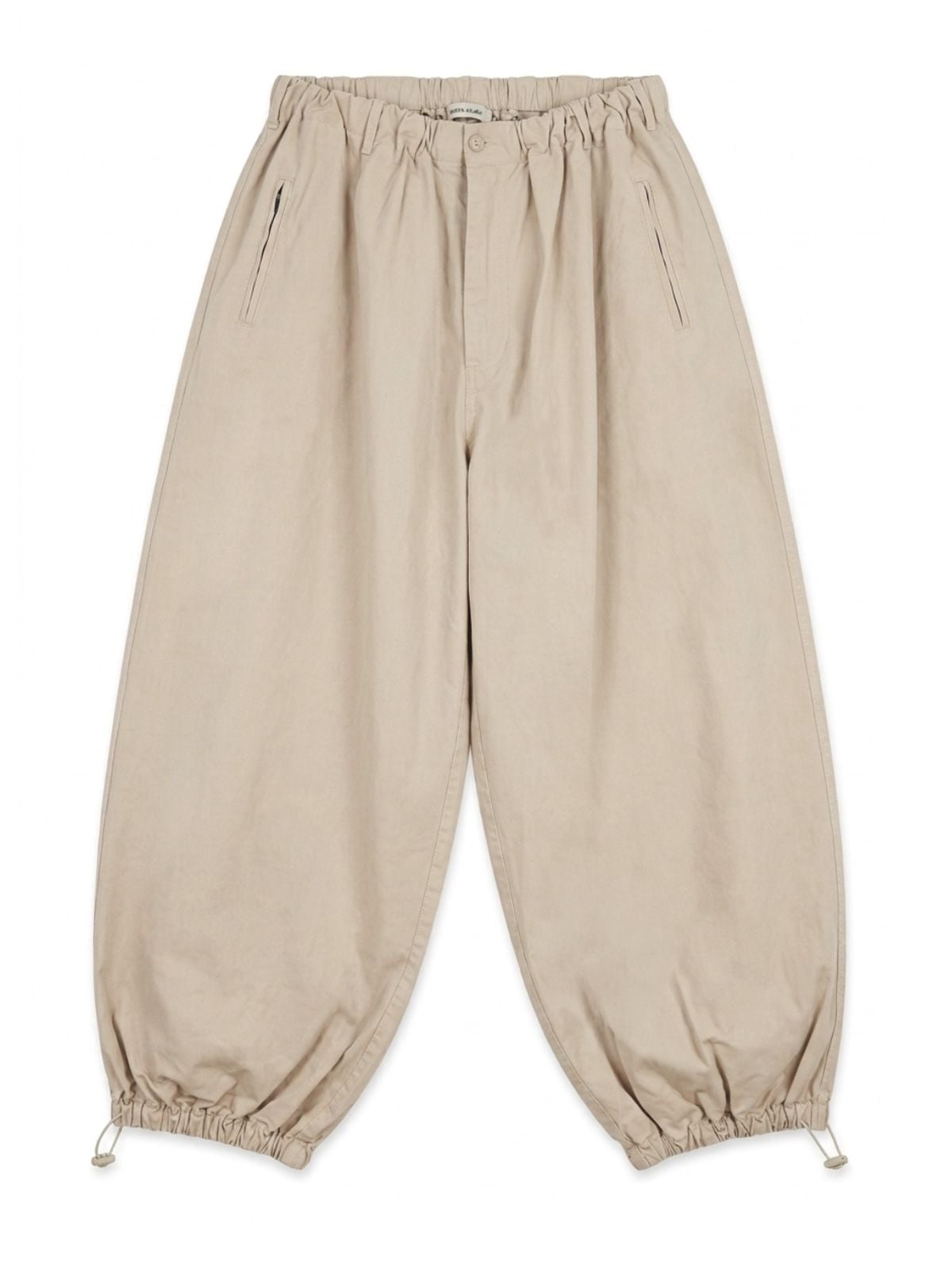 Beige profile pants