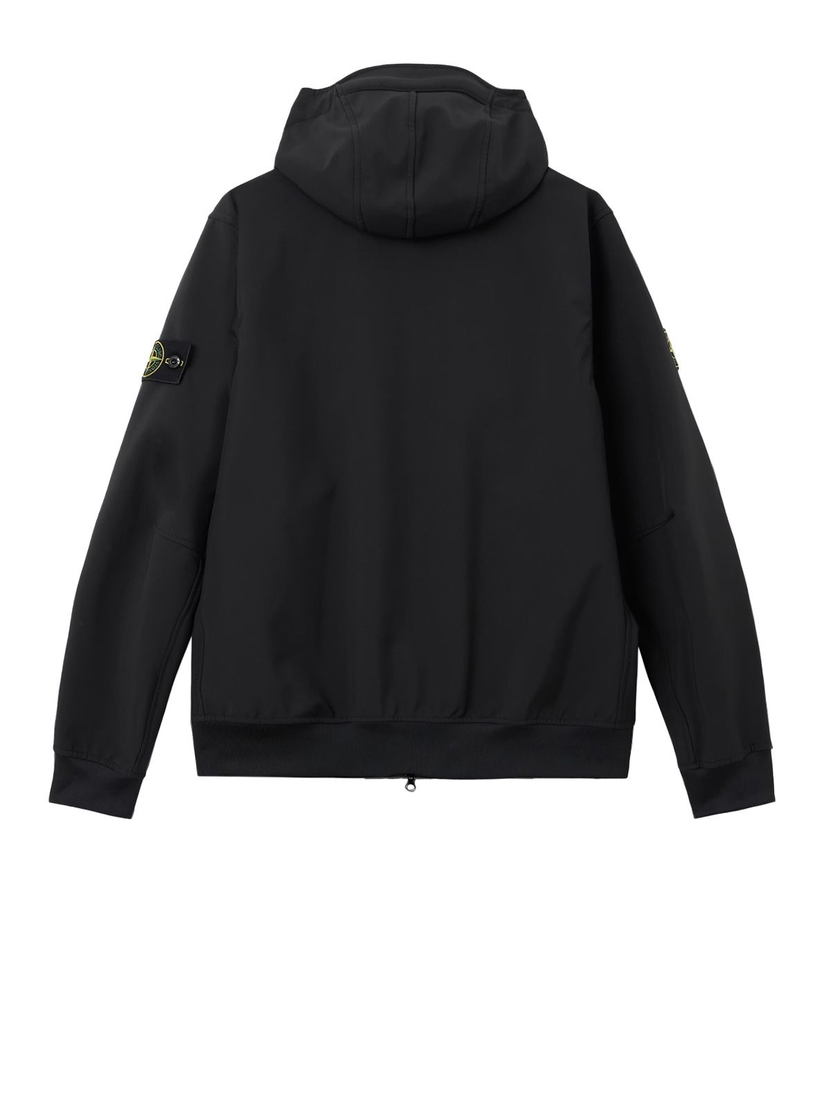 Black biker jacket STONE ISLAND