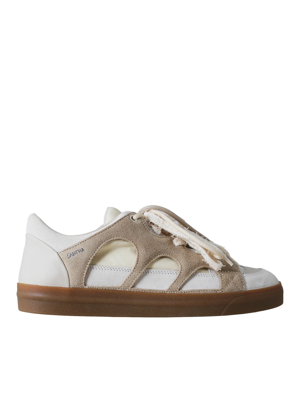 White beige sneakers