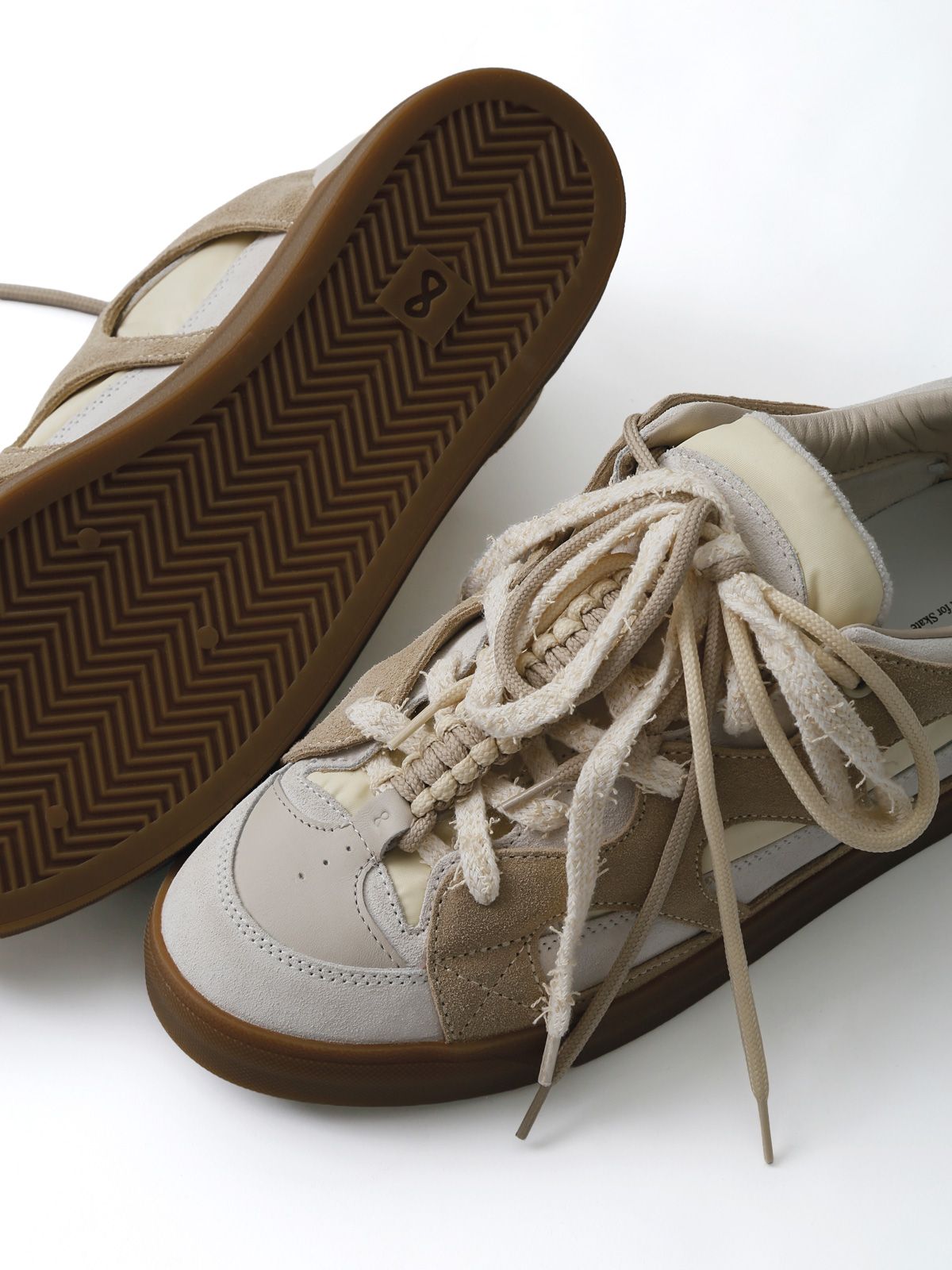 White beige sneakers SANTHA