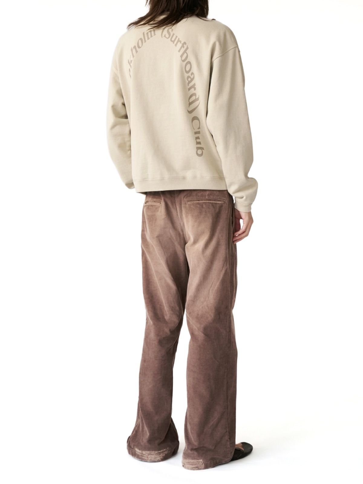 Cream benny sweatshirt STOCKHOLM (SURFBOARD) CLUB