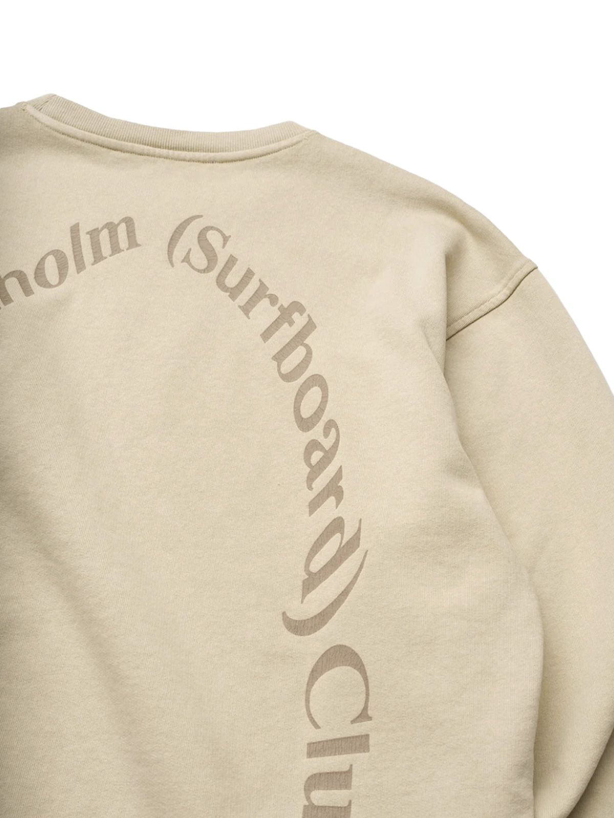 Cream benny sweatshirt STOCKHOLM (SURFBOARD) CLUB