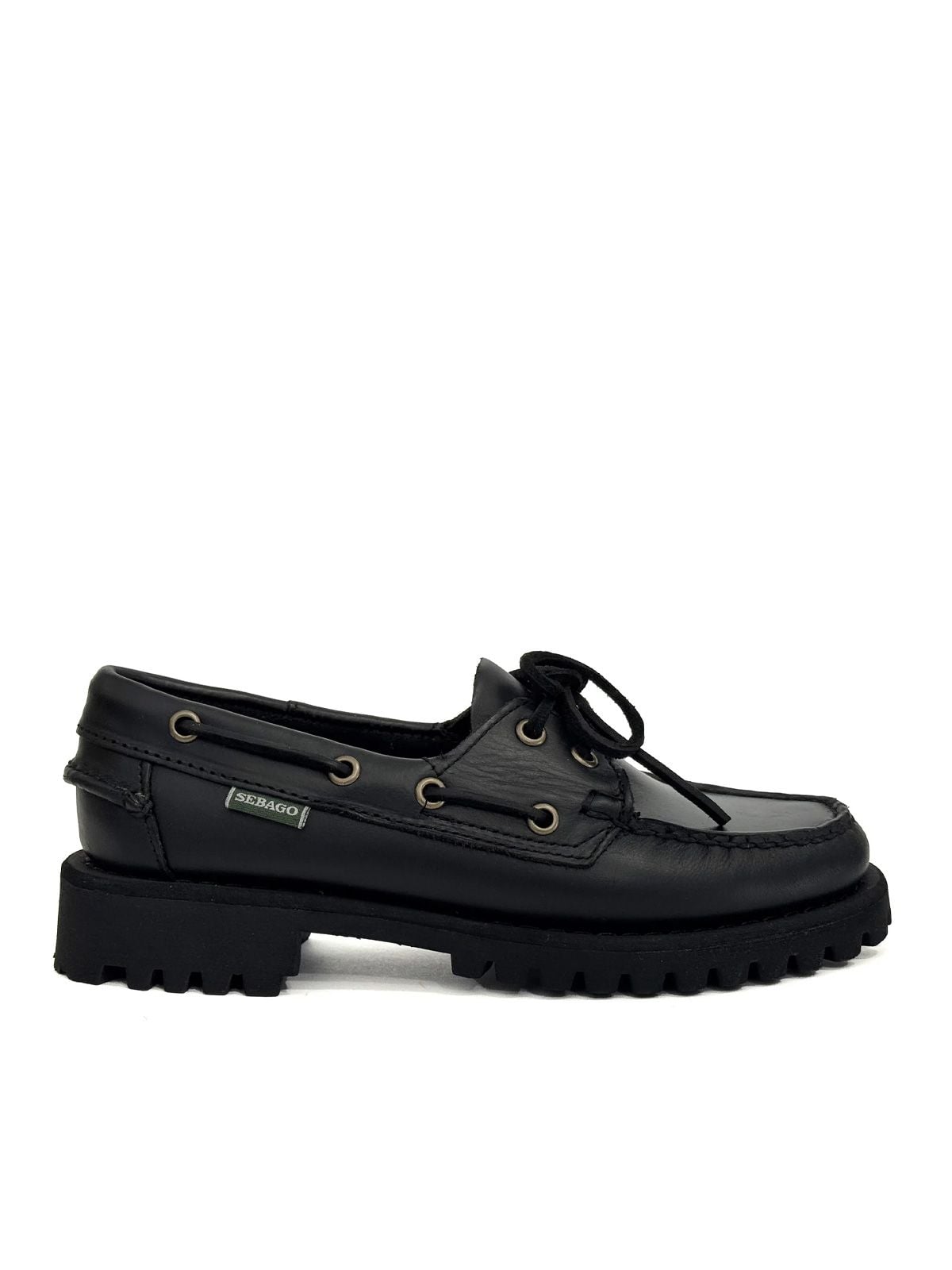Black ranger waxy loafers