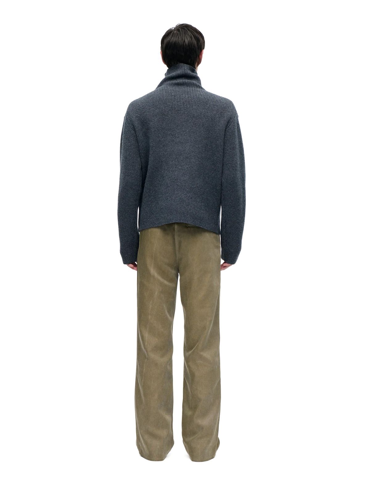 Dark grey roll neck sweater BERNER KUHL