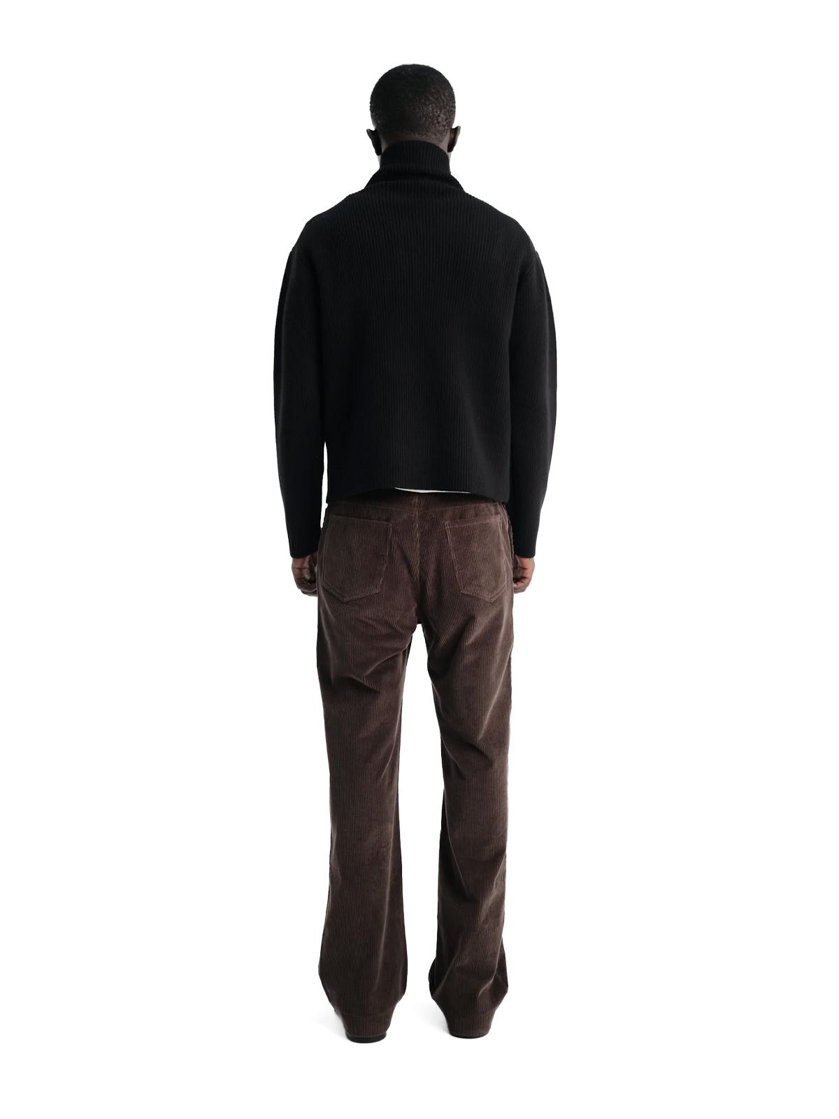 Maglione a collo alto con risvolto nero BERNER KUHL