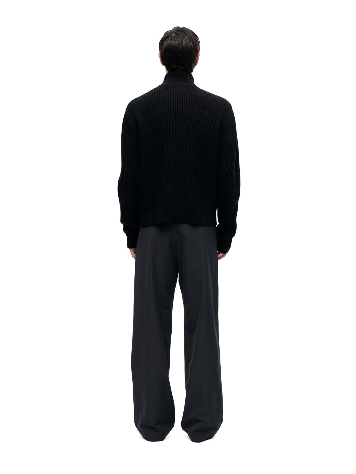 Maglione shrunk con cerniera nero BERNER KUHL