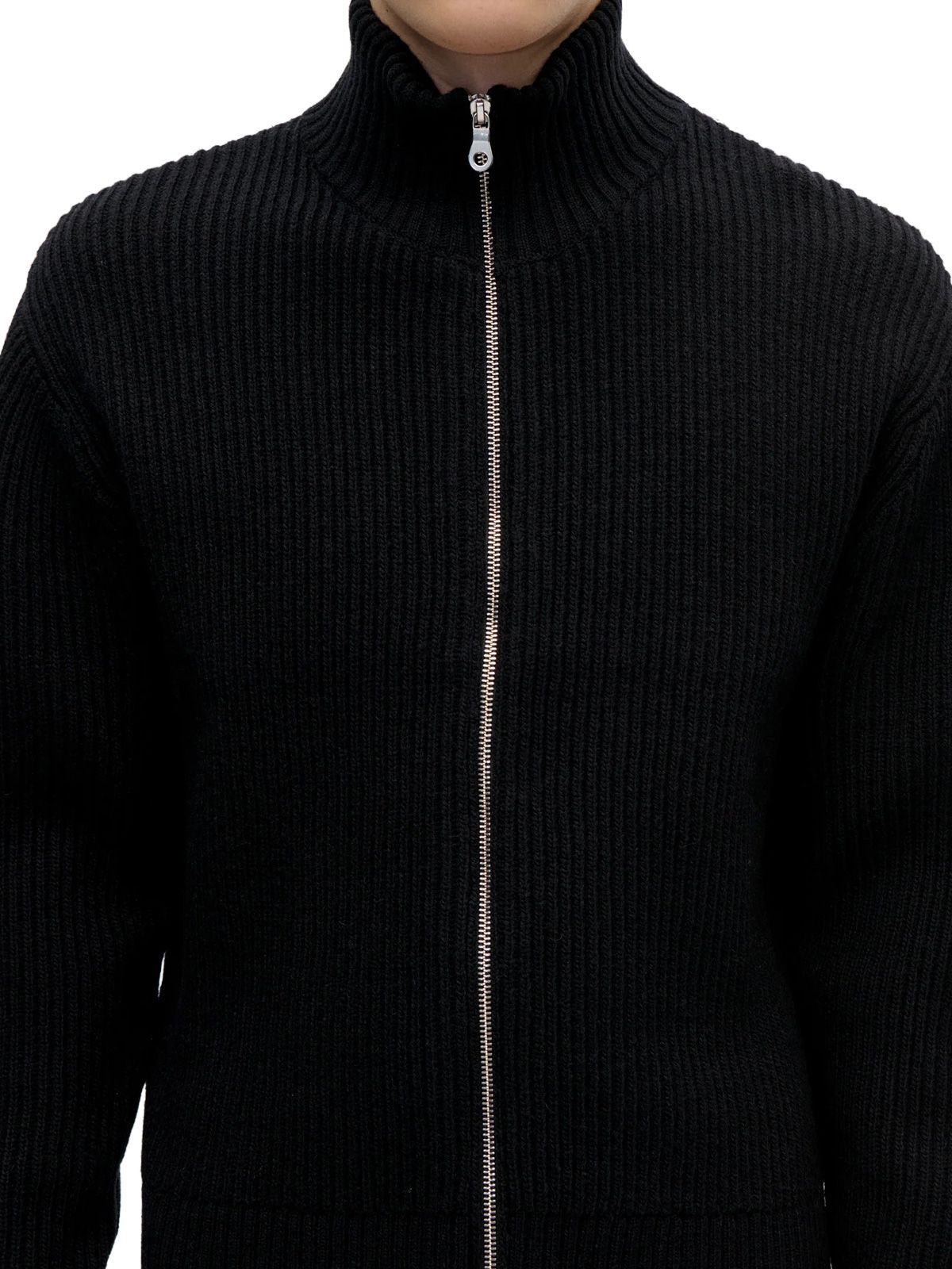 Maglione shrunk con cerniera nero BERNER KUHL