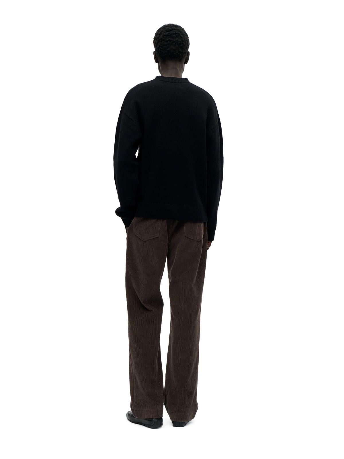 Maglione girocollo nero BERNER KUHL