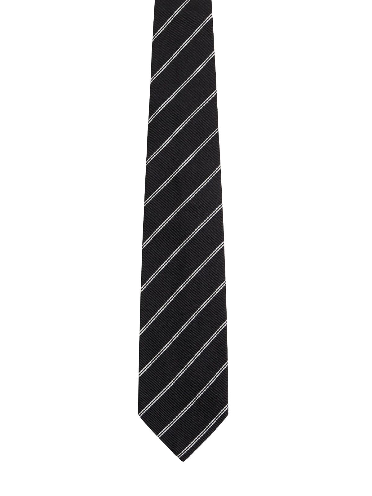 Black jacquard tie