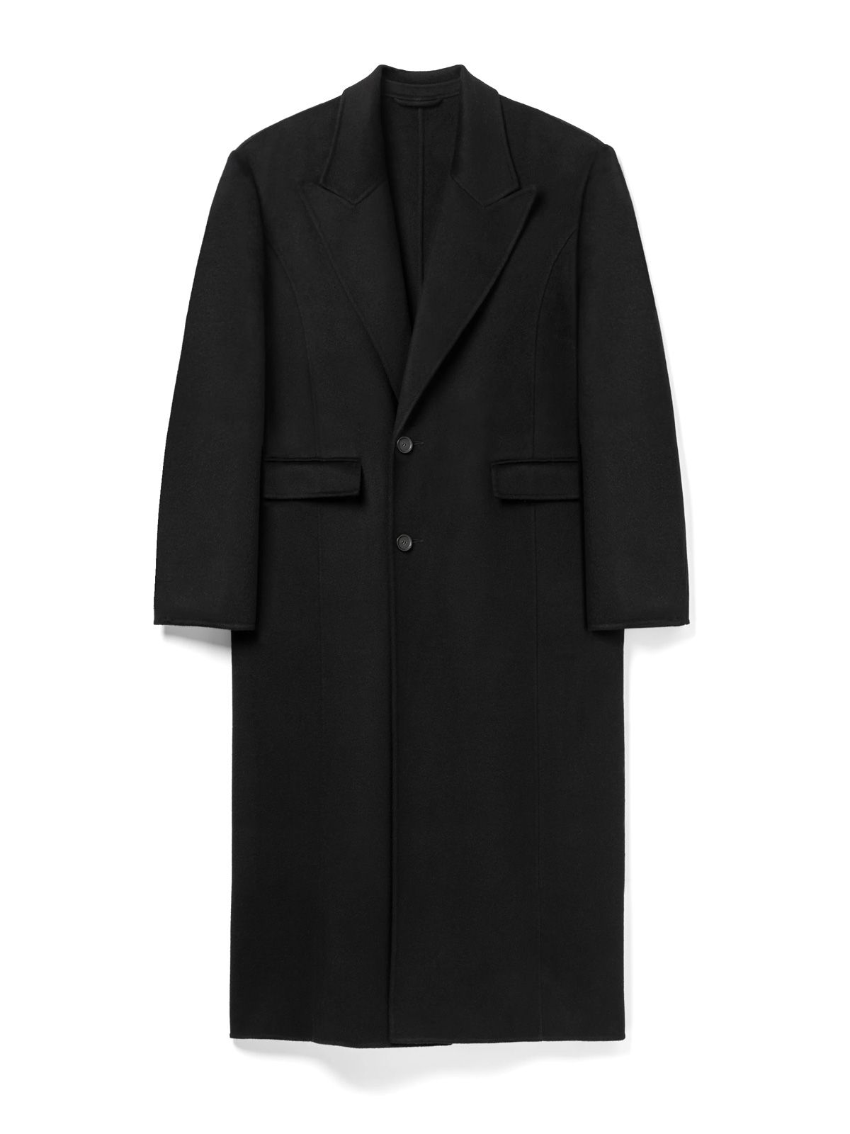 Cappotto cashmere nero