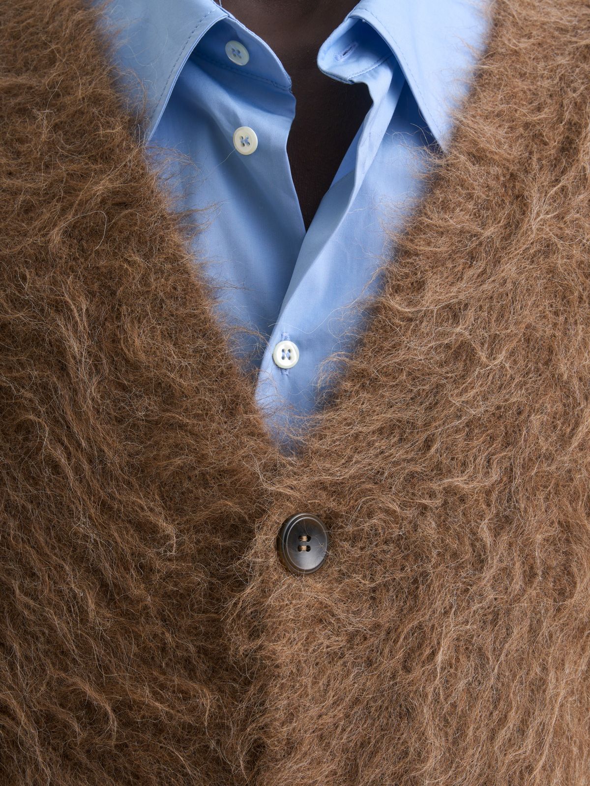 Cardigan lee marroncino SEFR