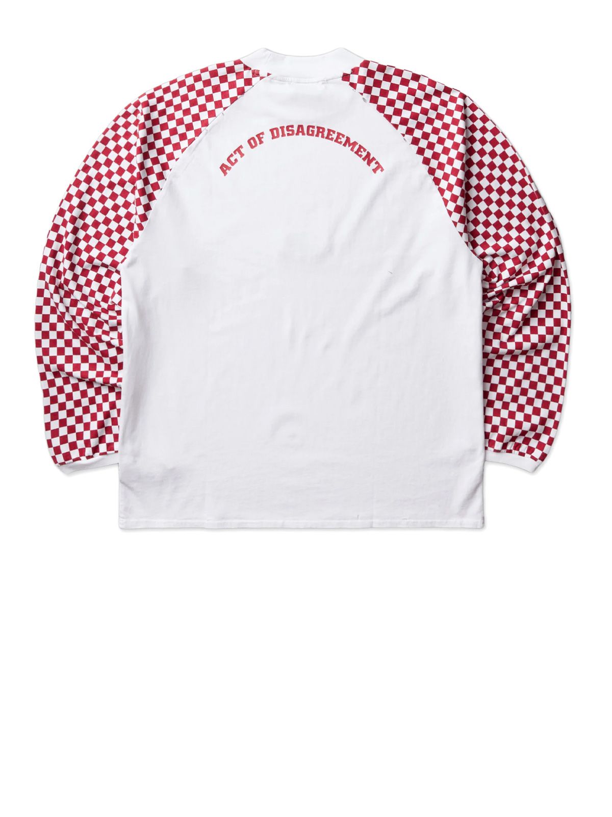 T-shirt racing rossa a manica lunga VANS A.O.D.