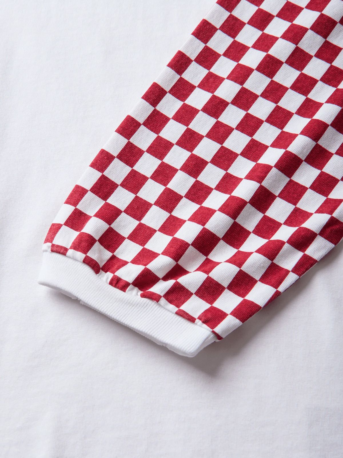 T-shirt racing rossa a manica lunga VANS A.O.D.