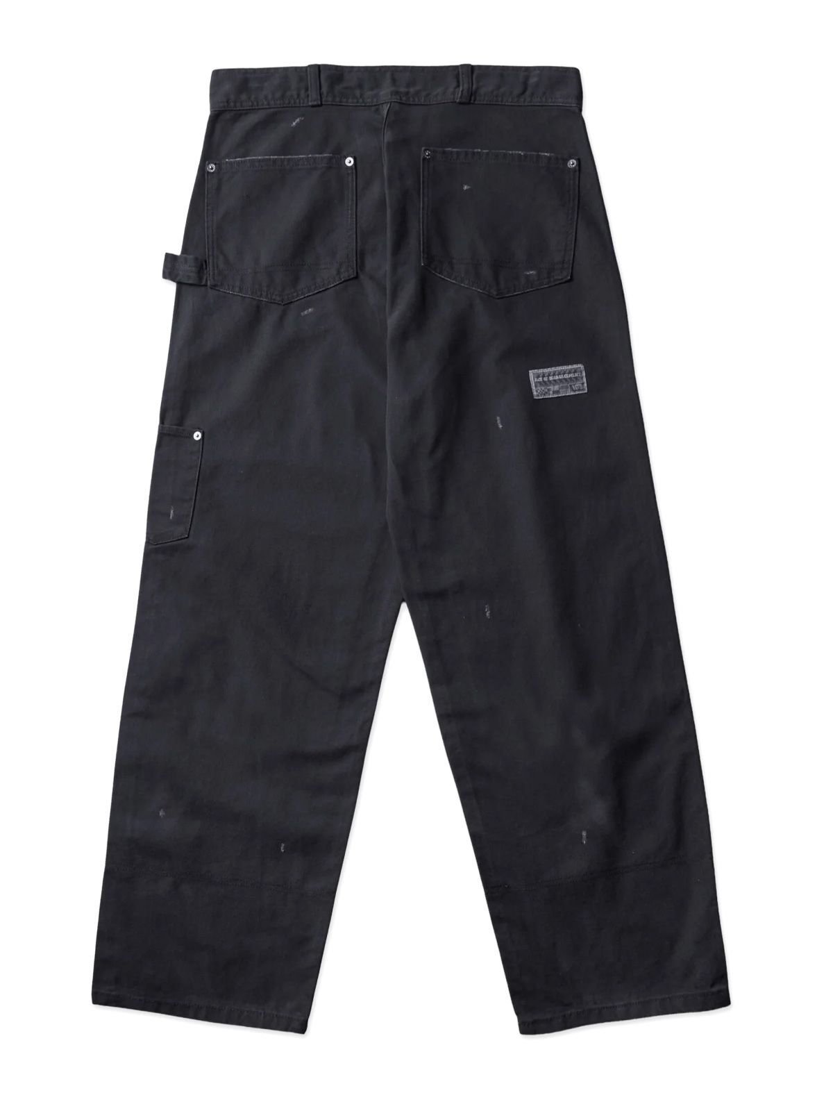 Pantaloni double knee neri effetto usurato VANS A.O.D.