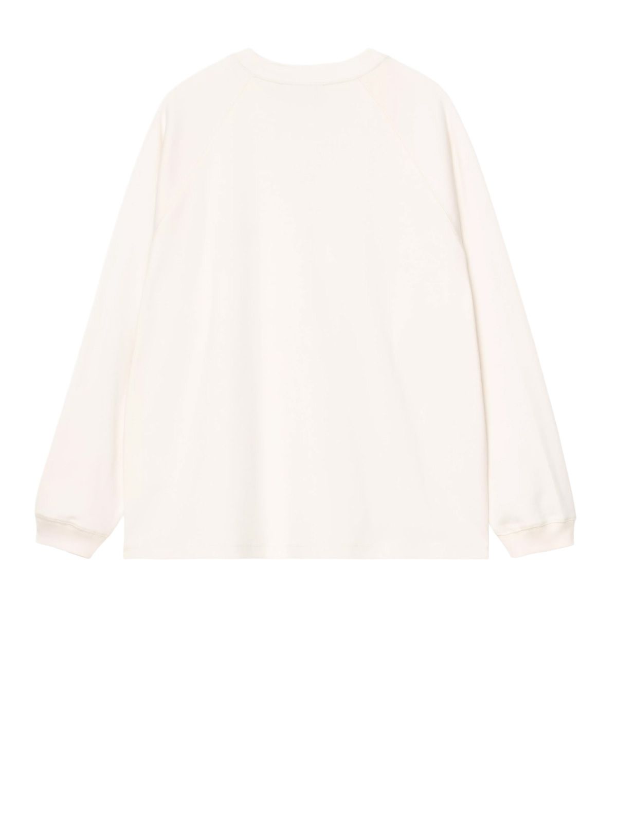 T-shirt signature rib a manica lunga bianco naturale CARHARTT WIP