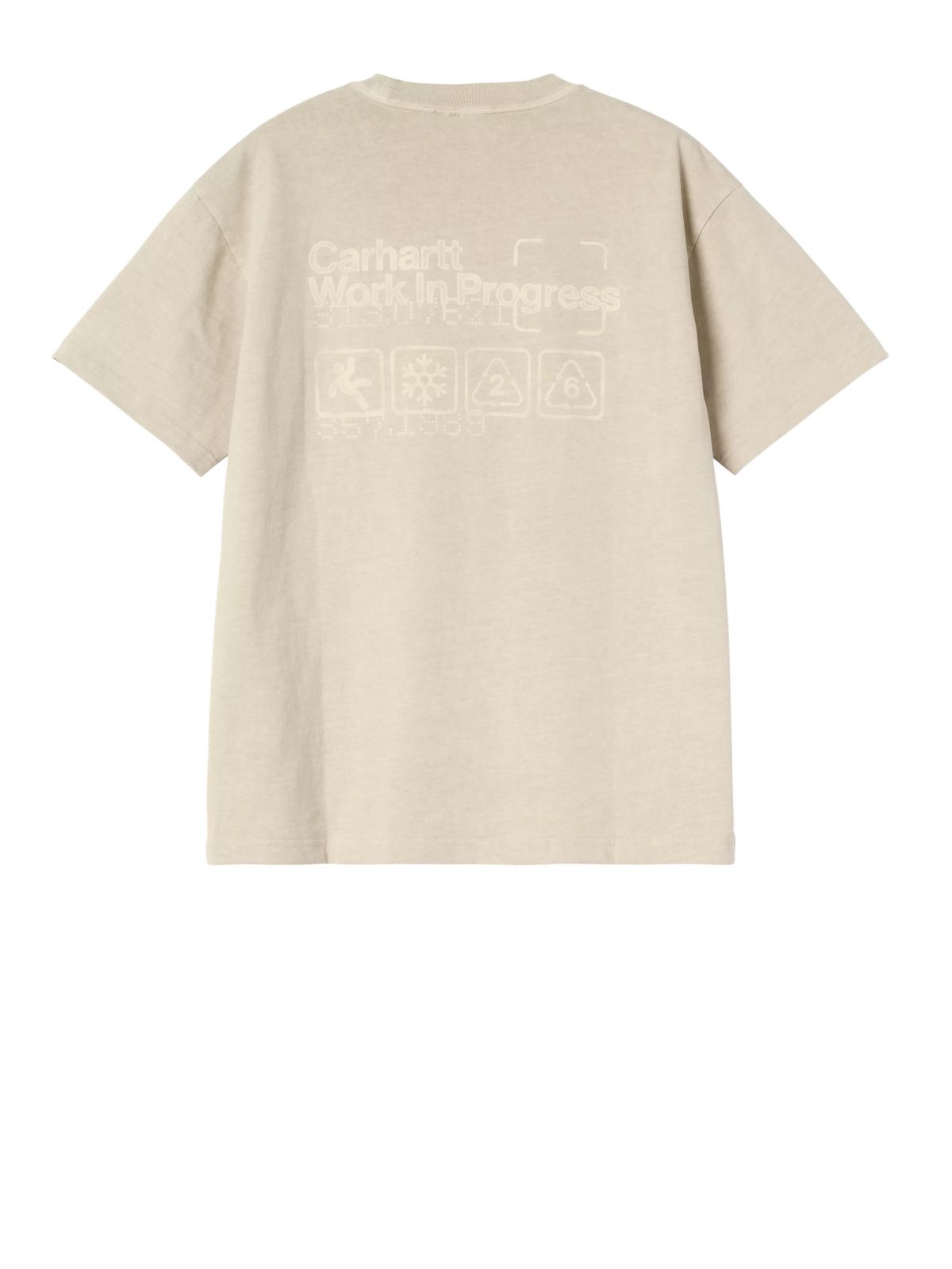 Beige boxed t-shirt CARHARTT WIP