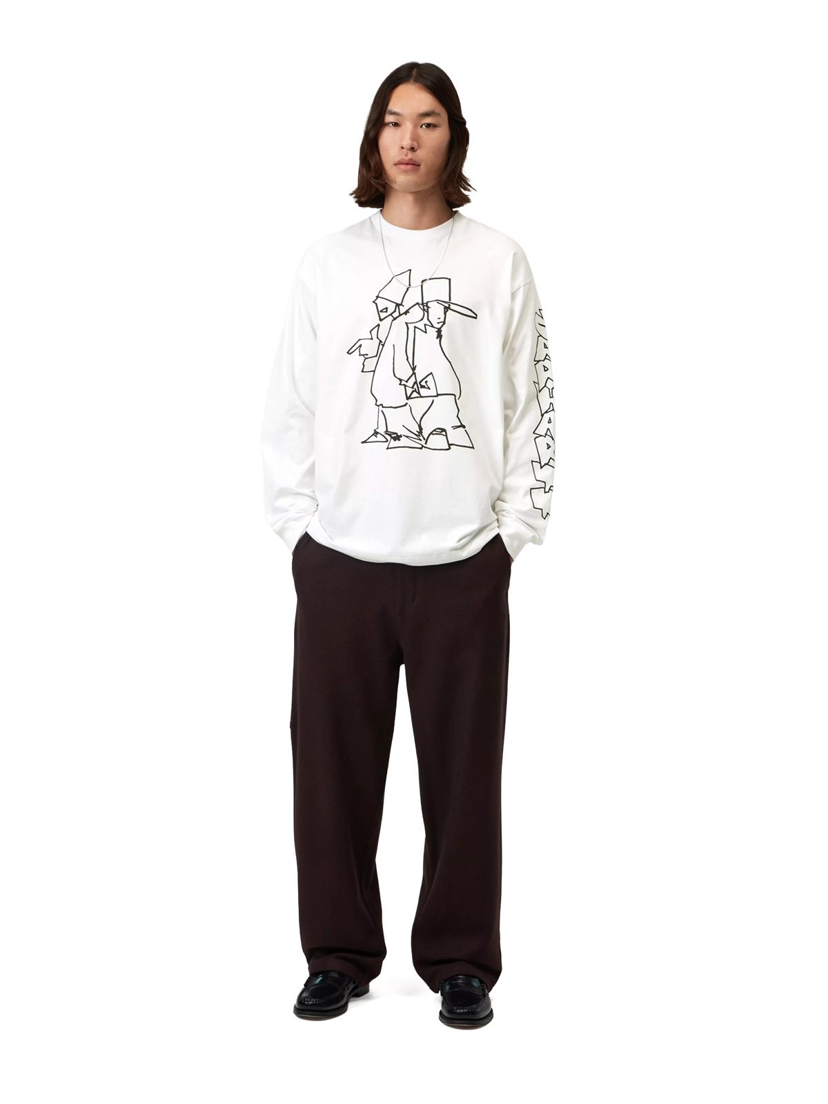 White long sleeve blinkerfluid t-shirt CARHARTT WIP