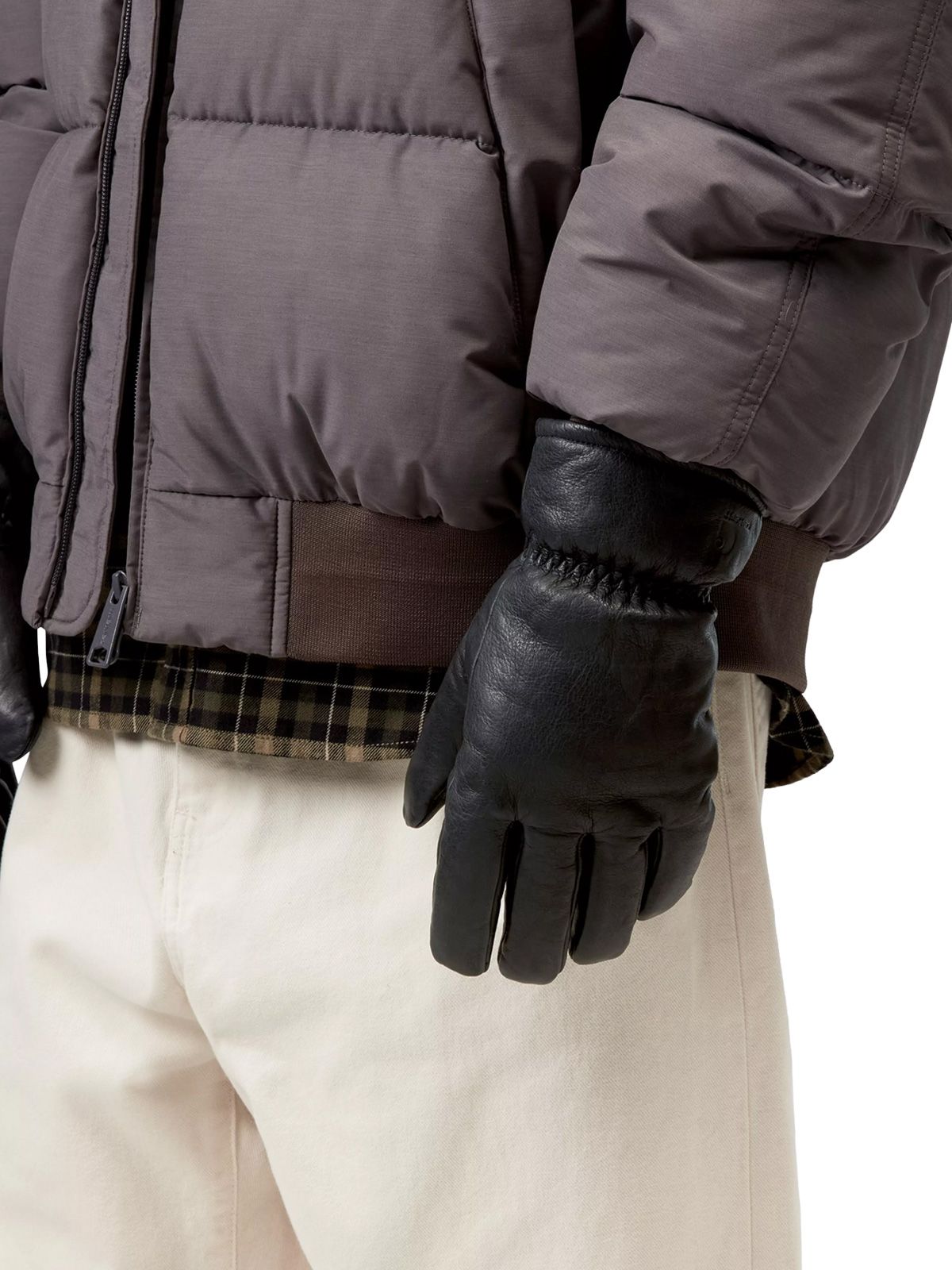 Black fonda cow gloves CARHARTT WIP