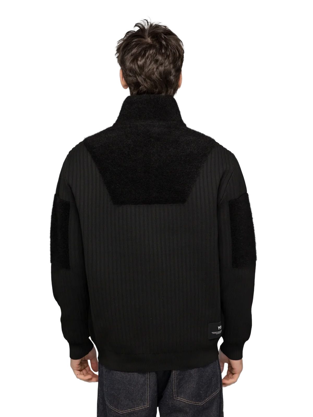 Felpa con cerniera nera Y-3