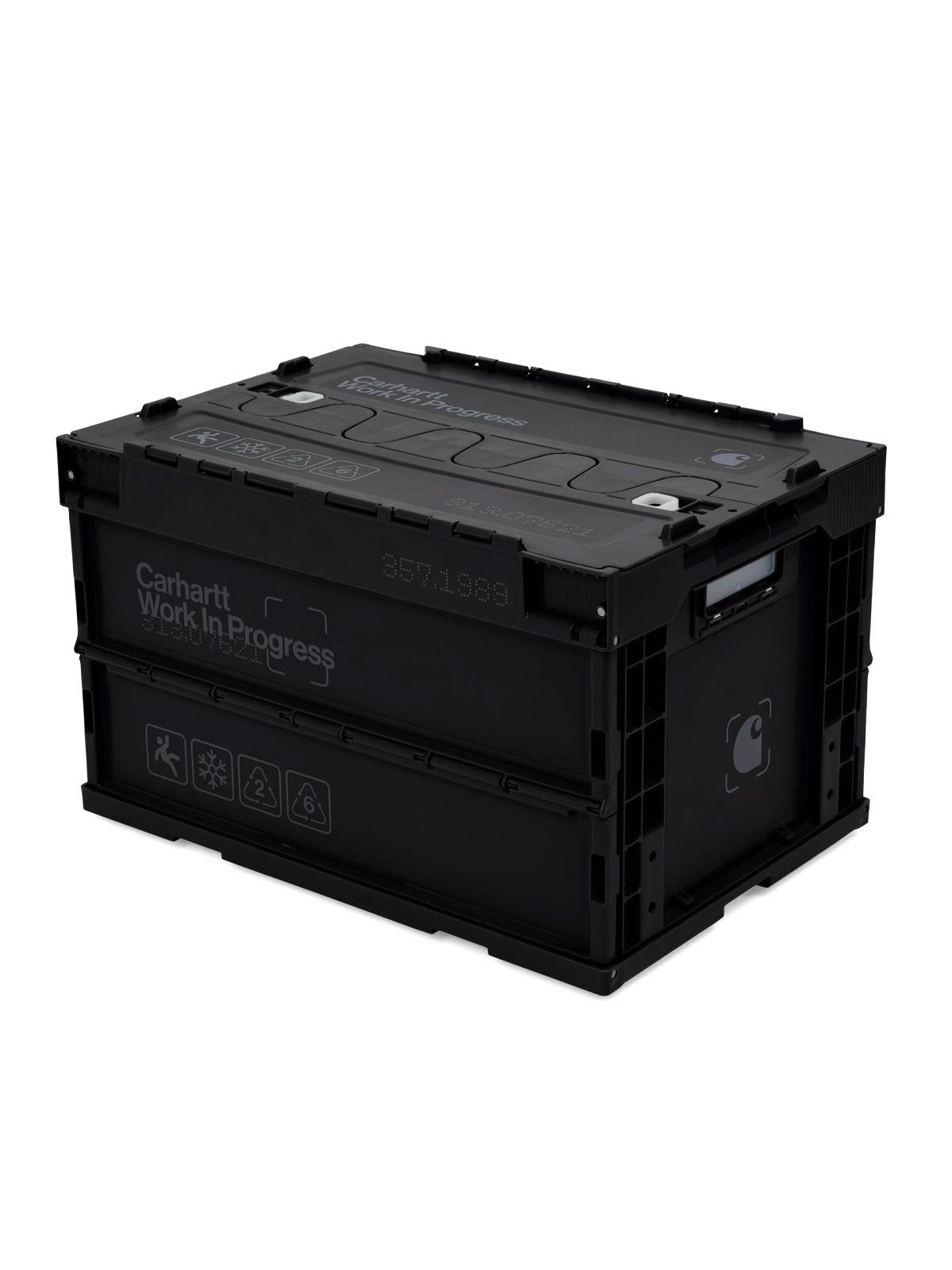 Box container pieghevole nero