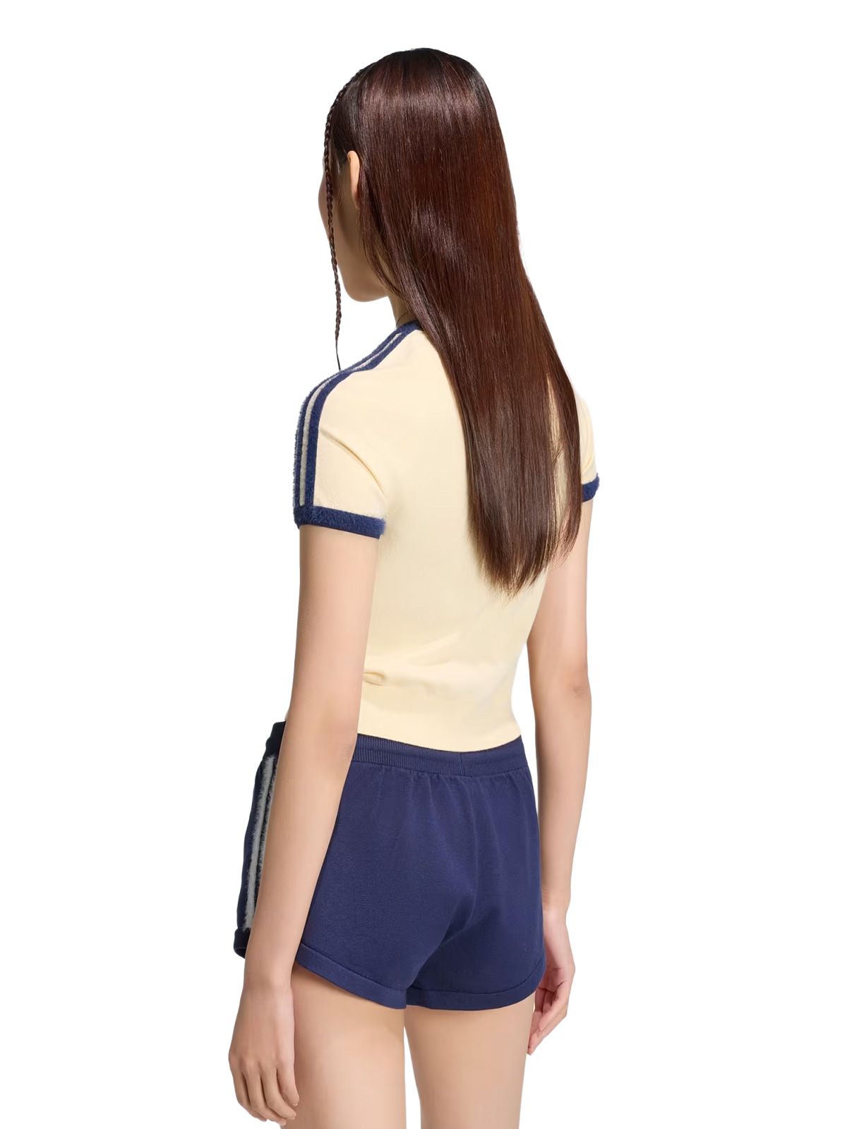 T-shirt in maglia panna ADIDAS ORIGINALS