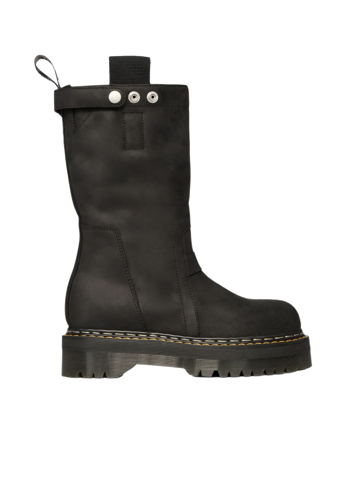 Black leather boots DR.MARTENS X RICK OWENS