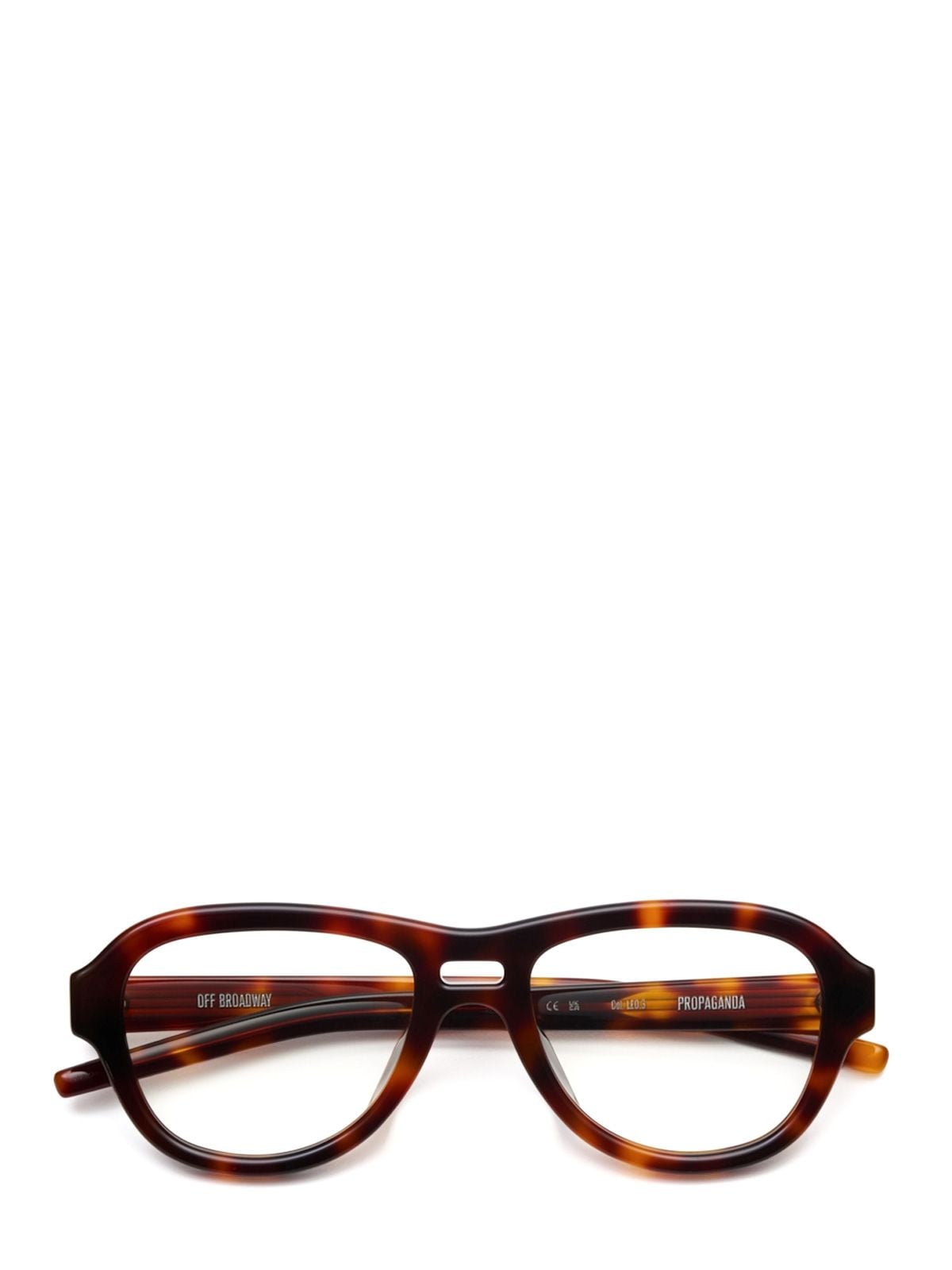 Leopard propaganda eyeglasses