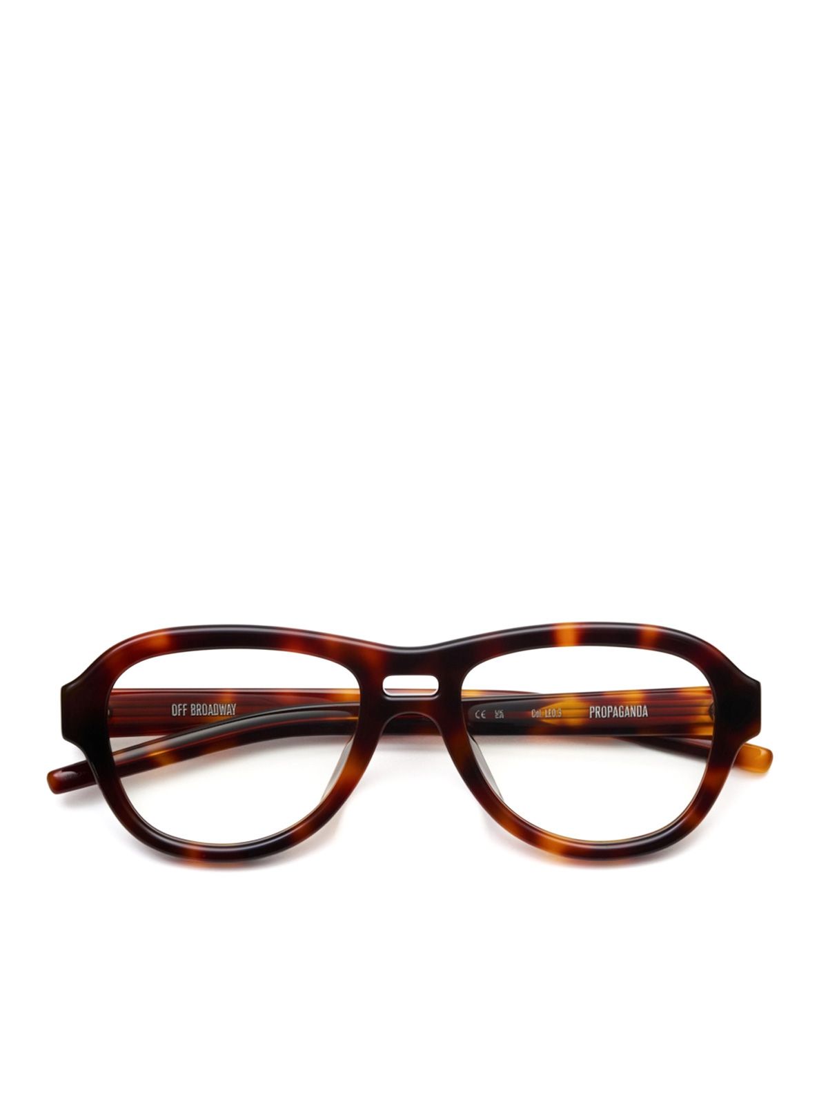 Leopard propaganda eyeglasses