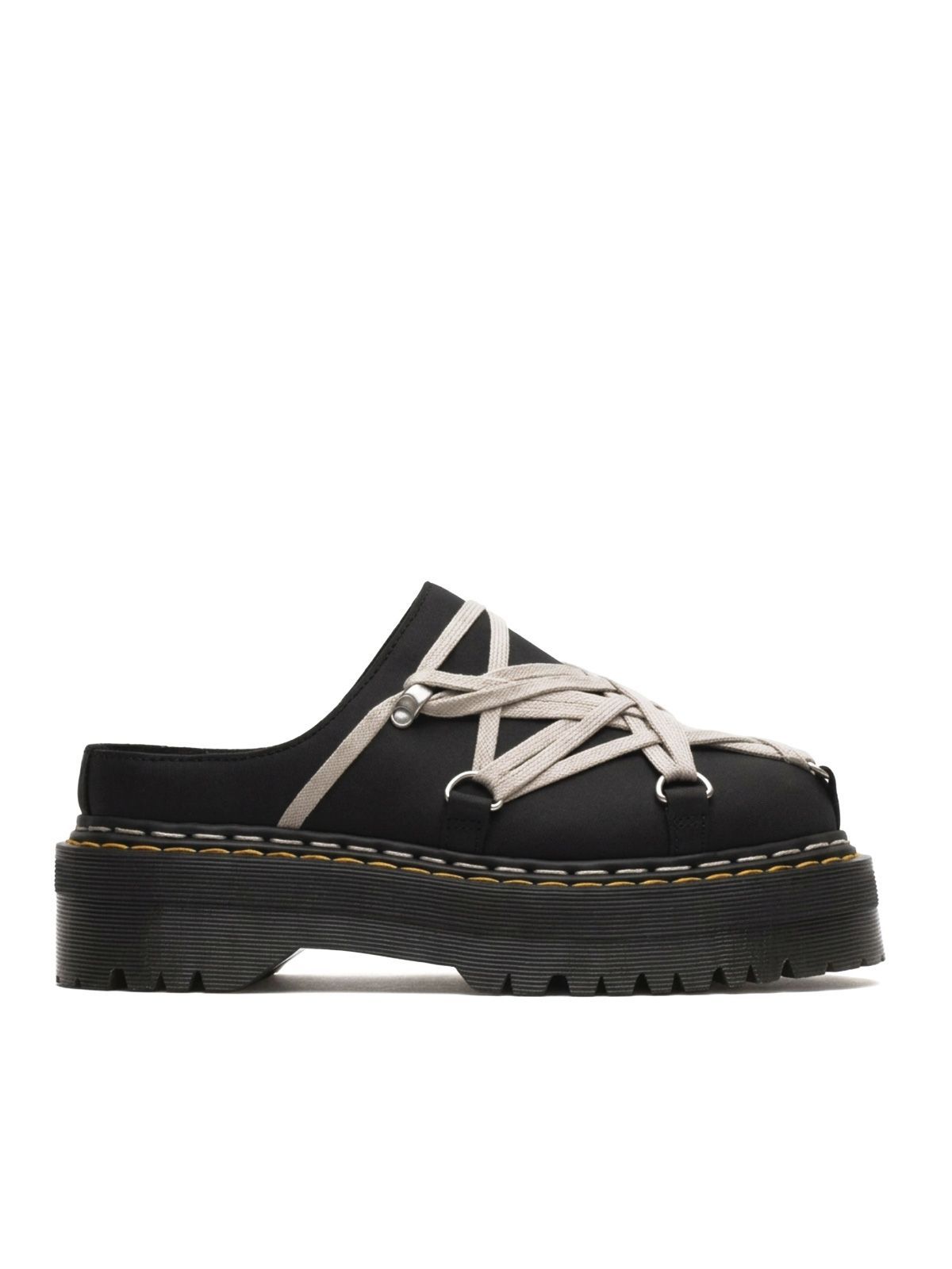 Black leather mules DR.MARTENS X RICK OWENS