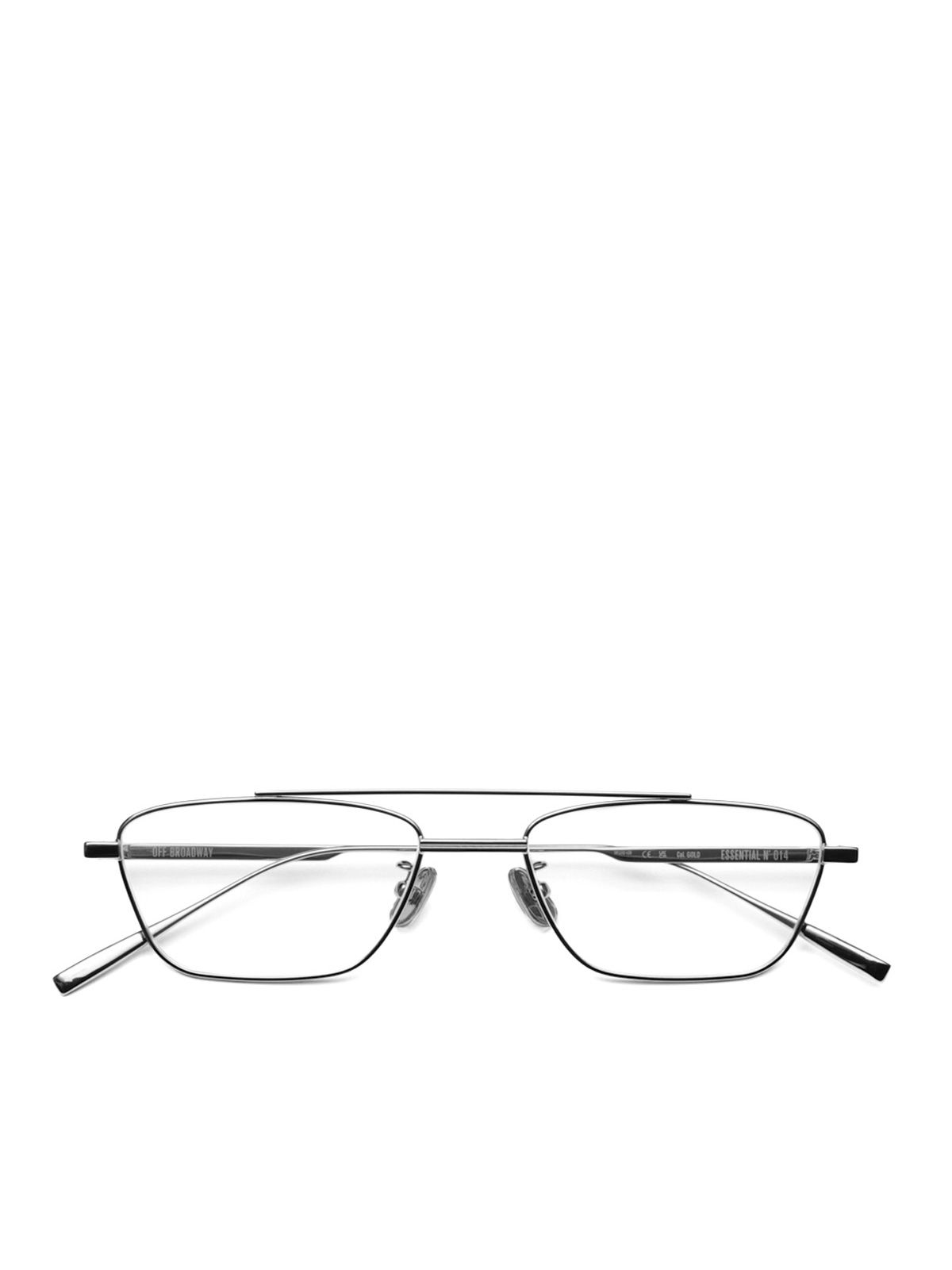 Silver essential number 014 eyeglasses OFF BROADWAY