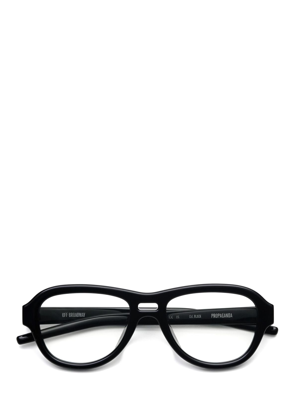 Black propaganda eyeglasses