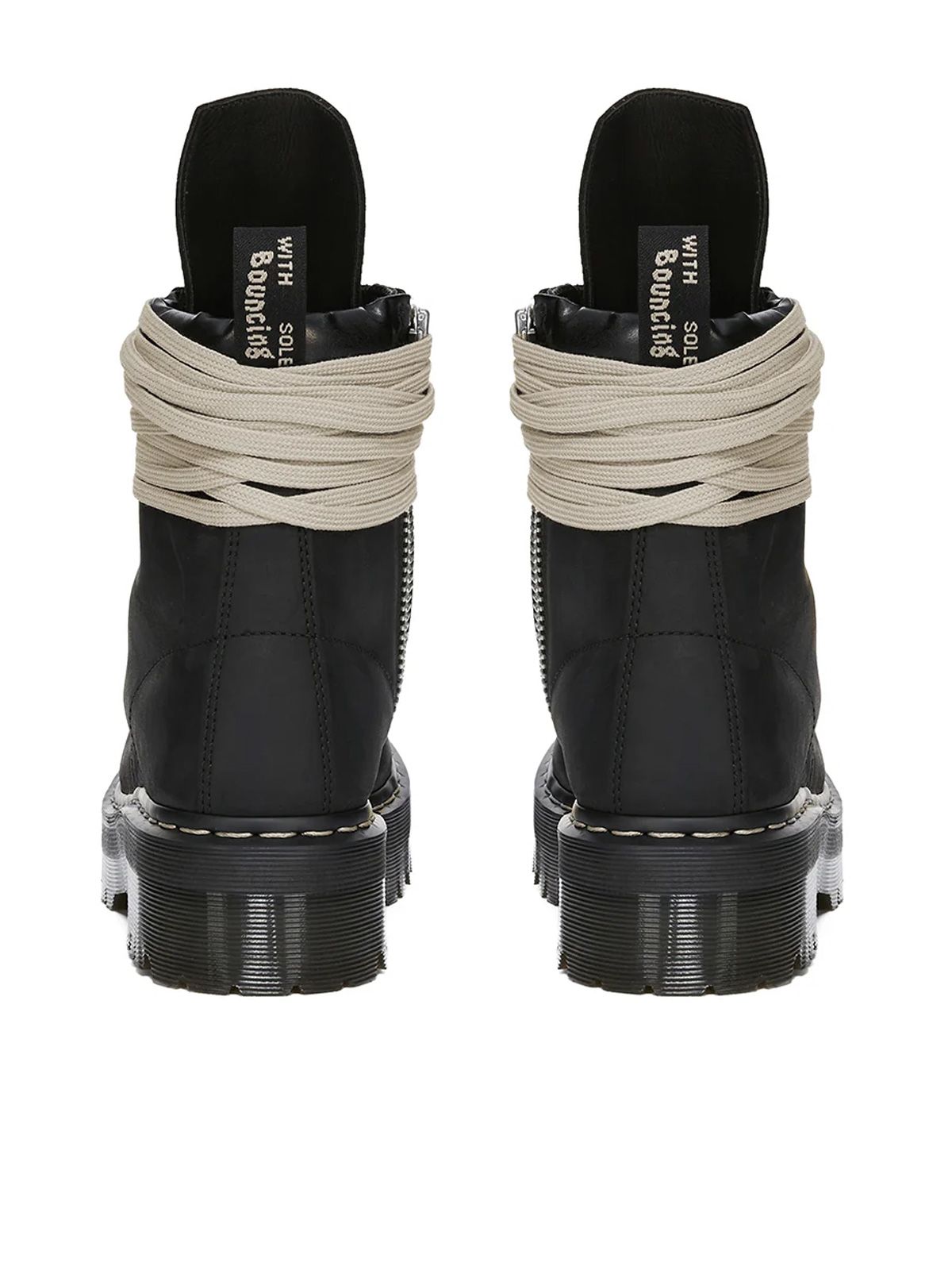 Black leather boots DR.MARTENS X RICK OWENS