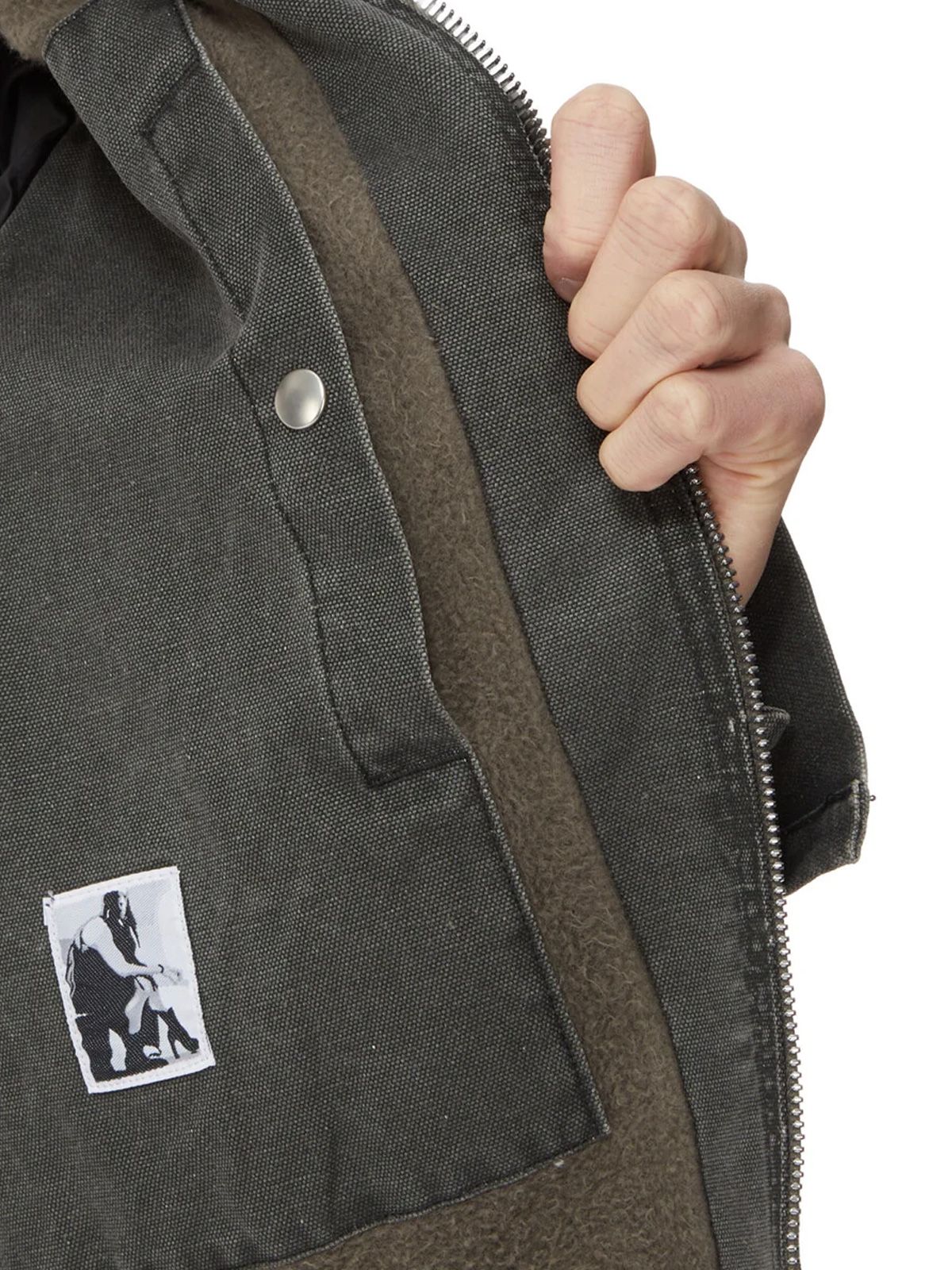 Gravel gimp zipfront jacket DRKSHDW