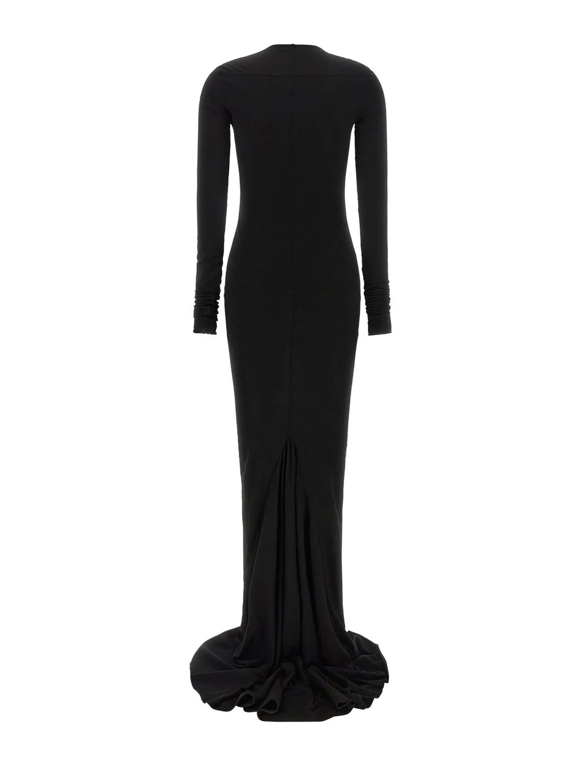 Black simple edfu gown dress DRKSHDW
