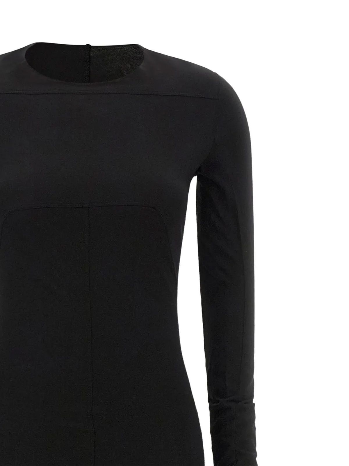 Black simple edfu gown dress DRKSHDW
