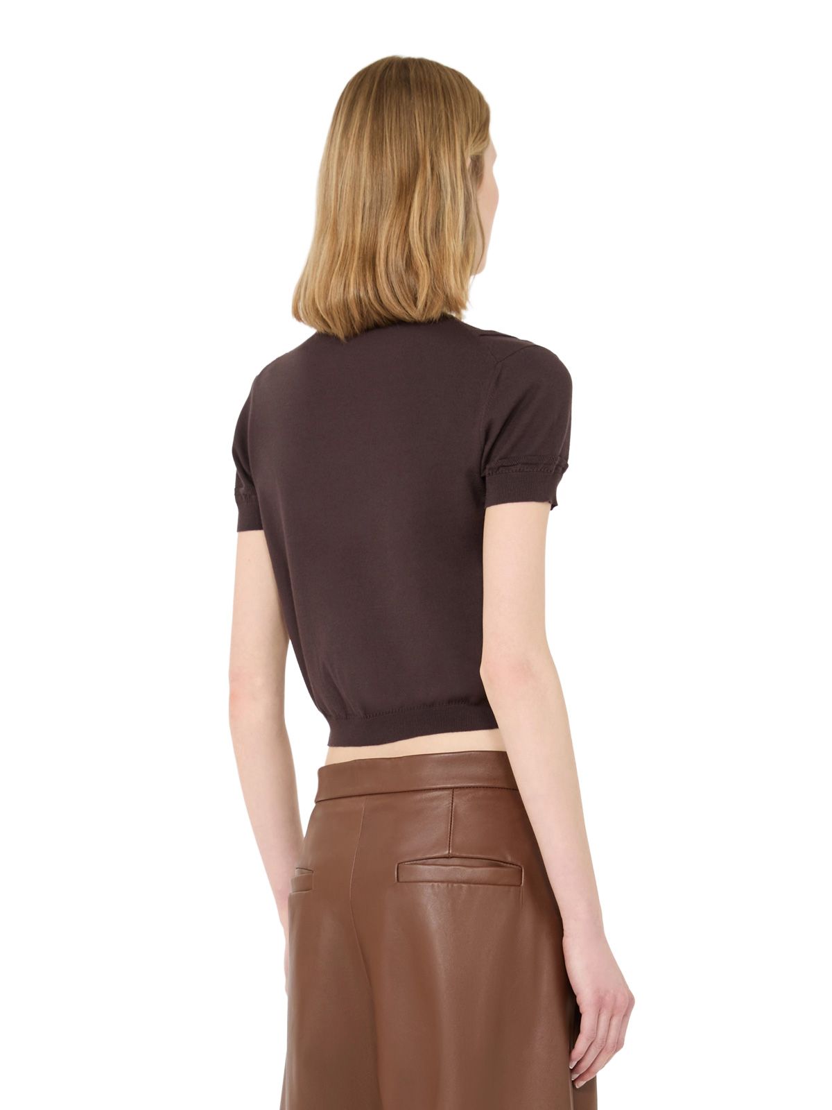 Brown spxangel t-shirt SPORTMAX