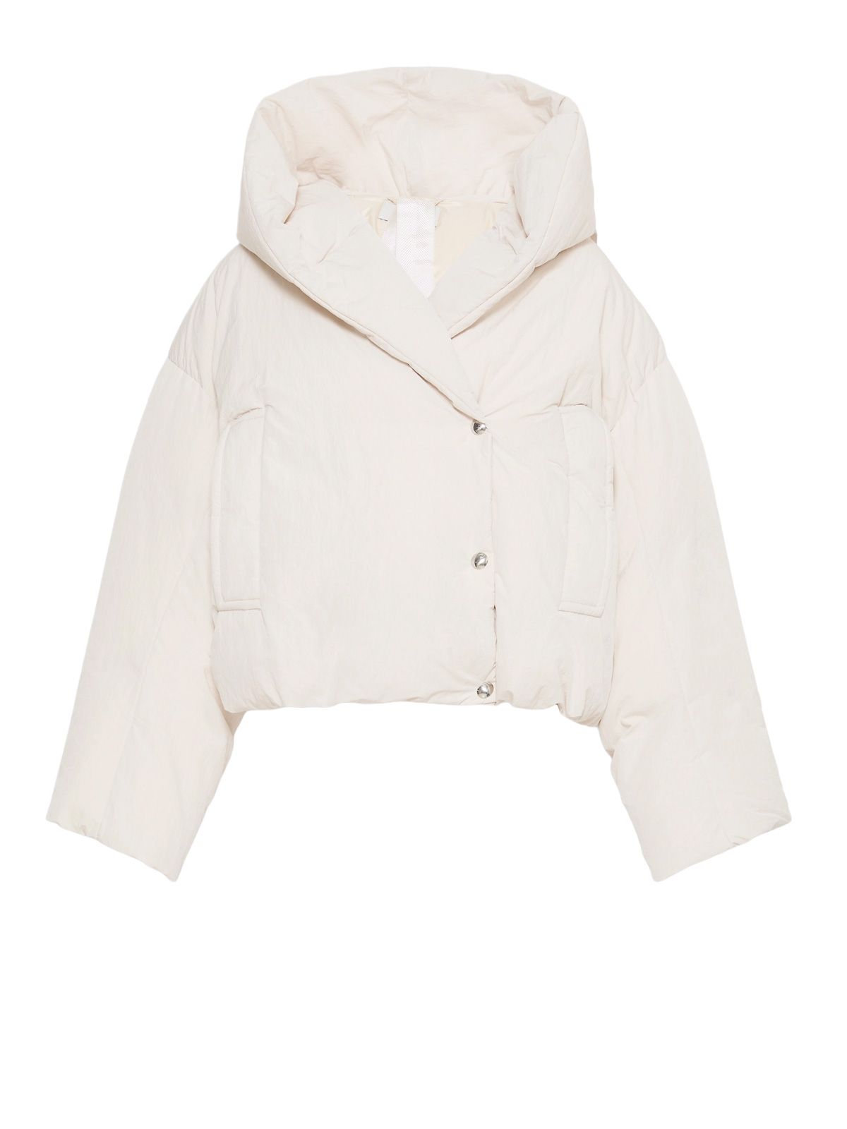 White spxvodka puffer jacket