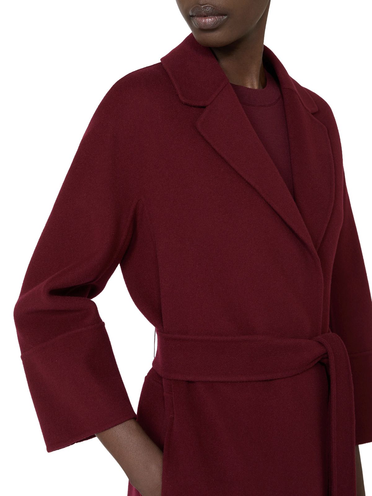 Bordeaux arona coat 'S MAX MARA
