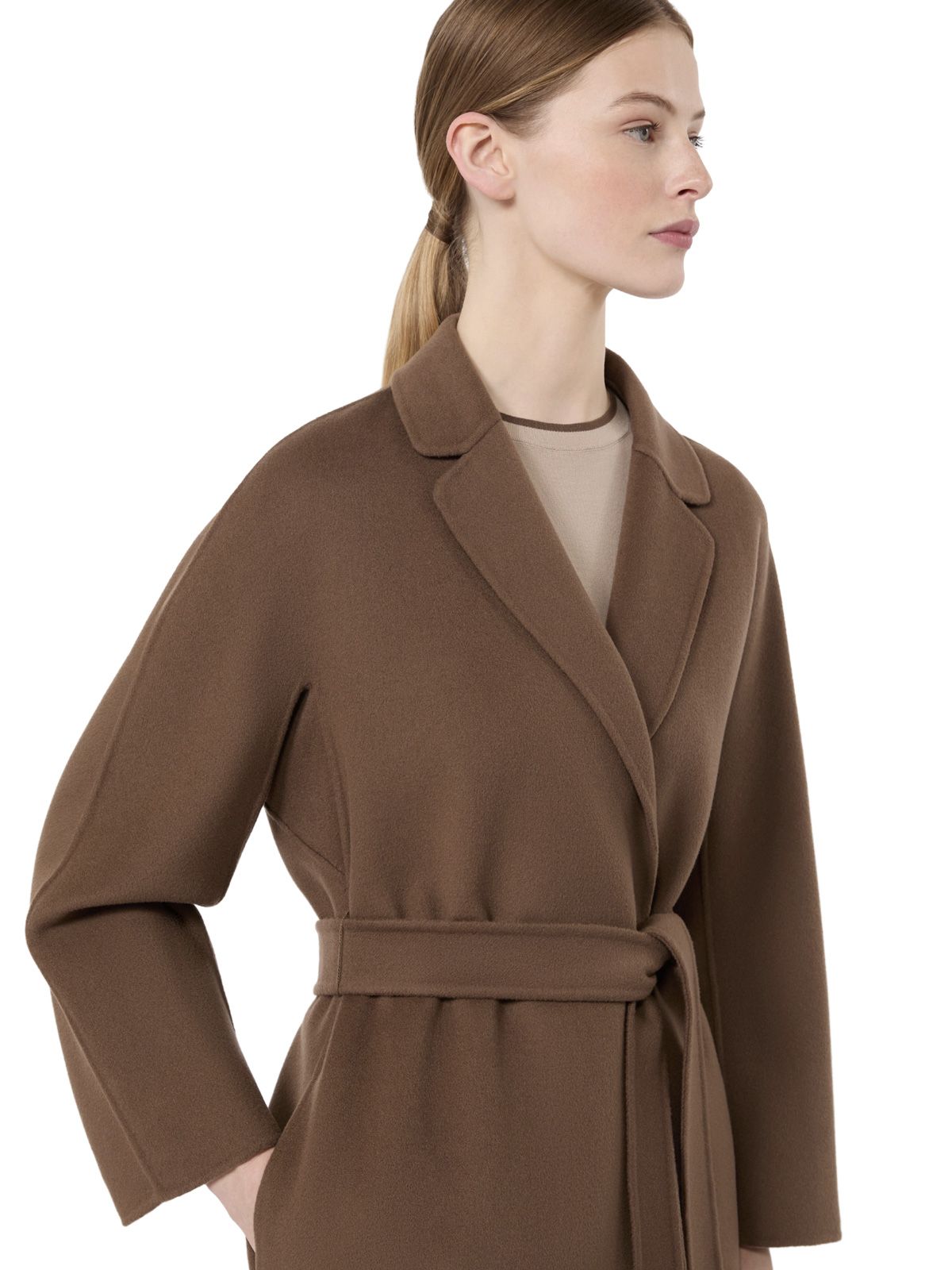 Brown esturia coat 'S MAX MARA