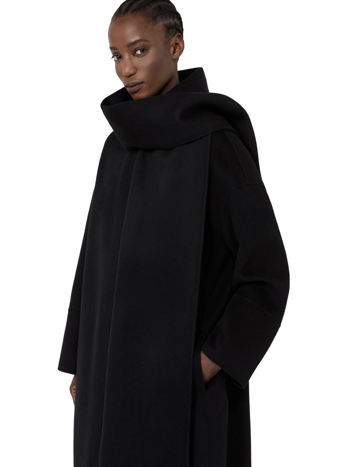 Black smmelodia coat 'S MAX MARA