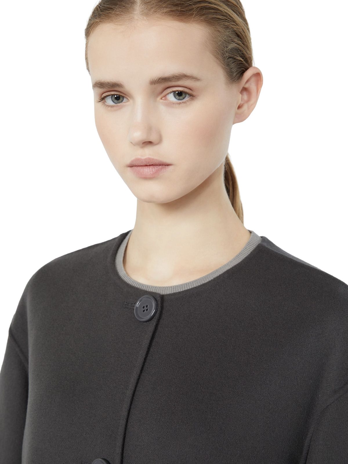 Dark grey smmalicia coat 'S MAX MARA