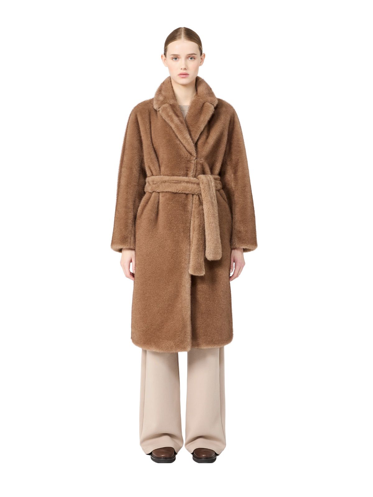 Brown smmmiss furcoat 'S MAX MARA