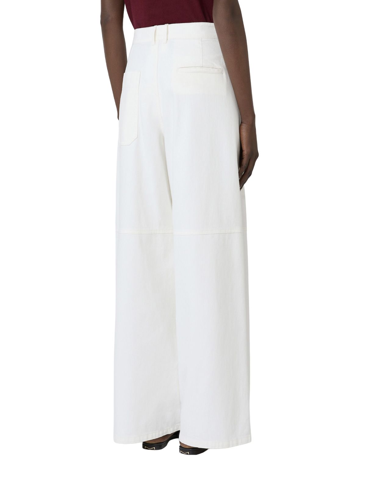White smmellisse jeans 'S MAX MARA