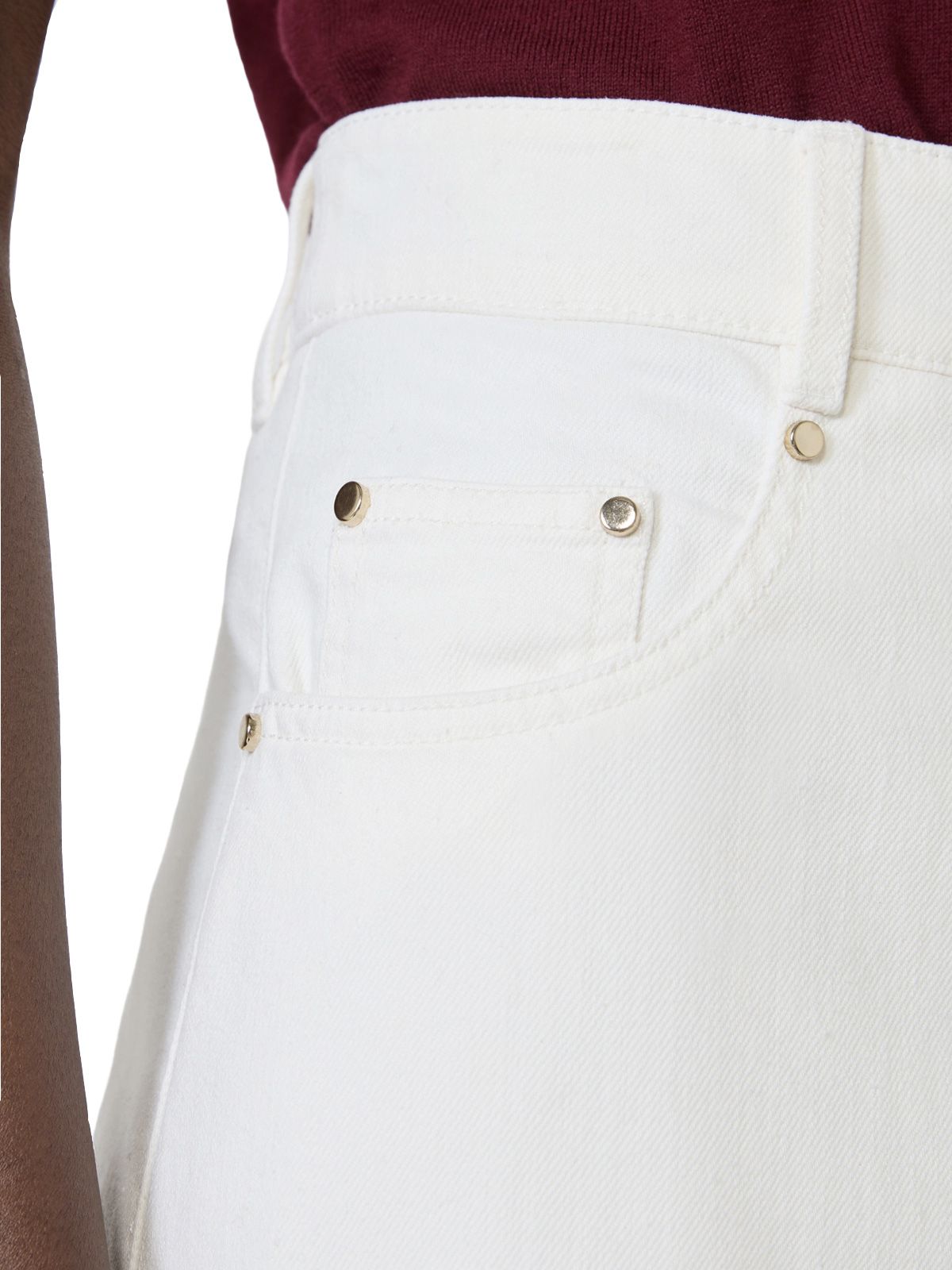 White smmellisse jeans 'S MAX MARA
