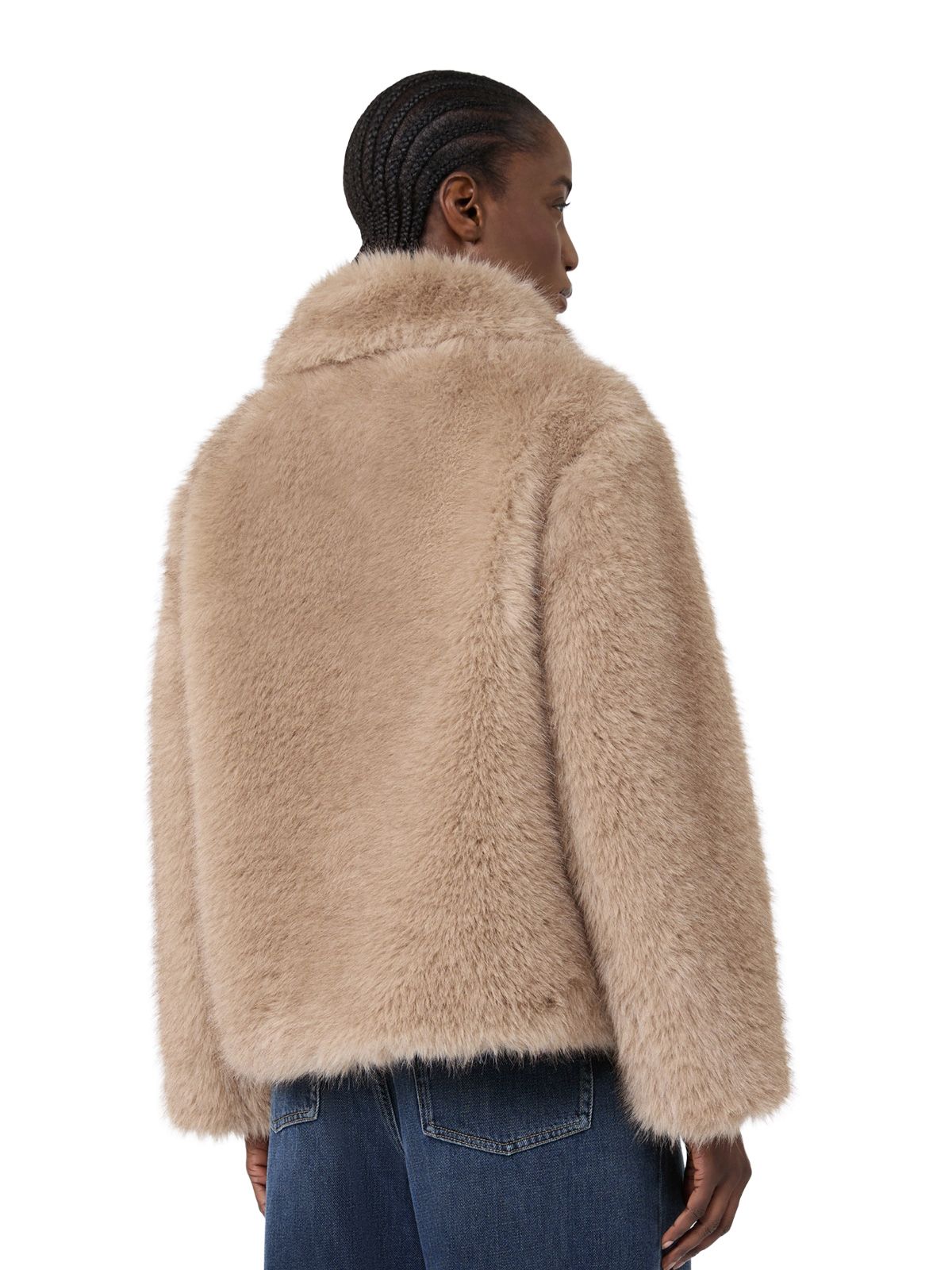 Beige smmalce furcoat 'S MAX MARA